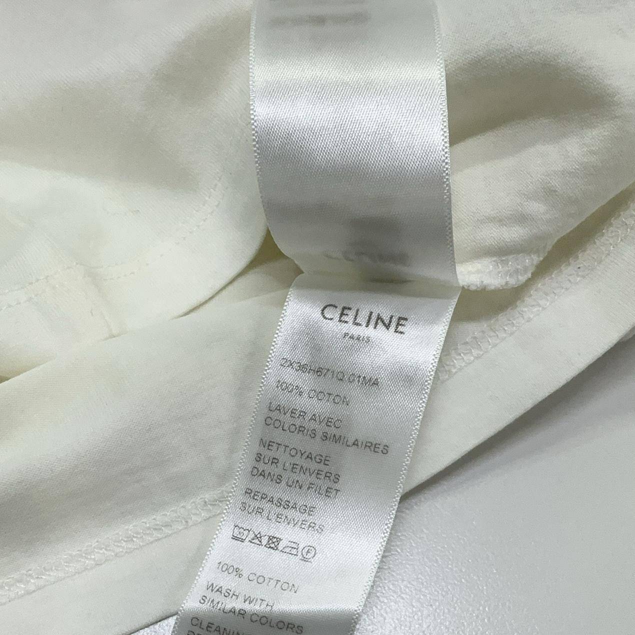 Celine Celine Logo Print T-Shirt Size S Size S / US 4 / IT 40 - 9 Thumbnail