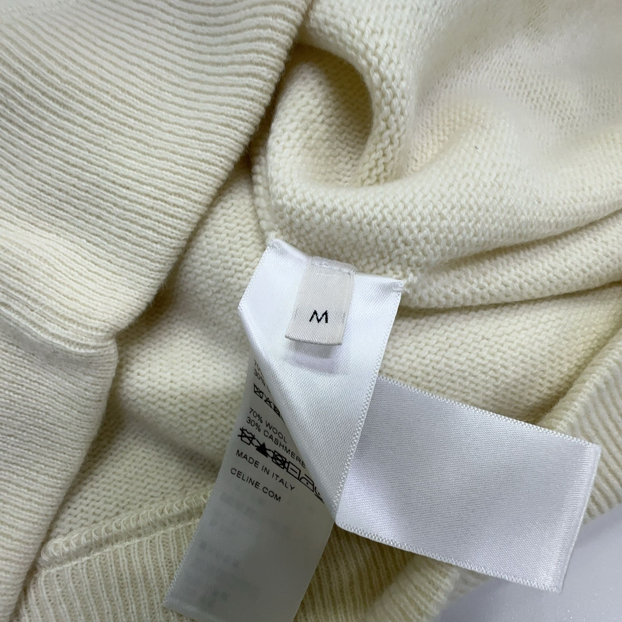 Celine CELINE Logo Drawstring Hoodie Size M Size M / US 6-8 / IT 42-44 - 3 Thumbnail