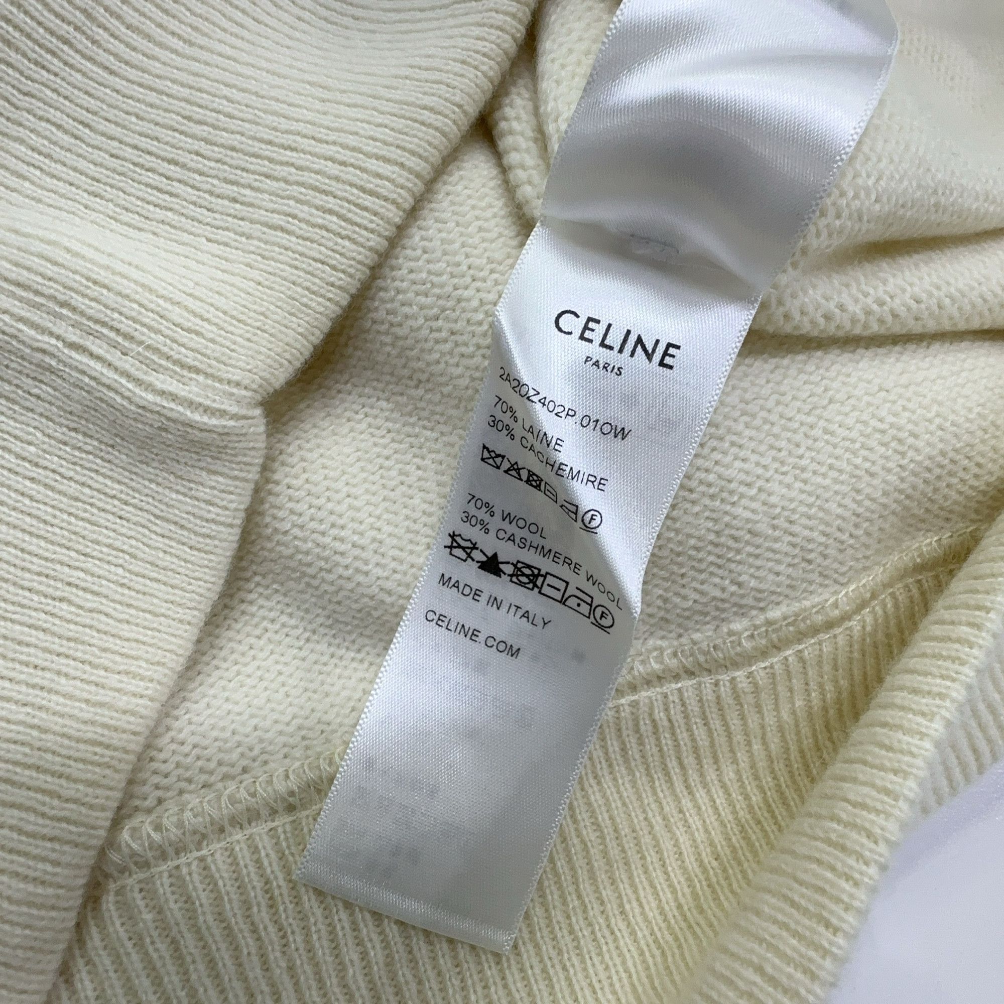 Celine CELINE Logo Drawstring Hoodie Size M Size M / US 6-8 / IT 42-44 - 4 Thumbnail