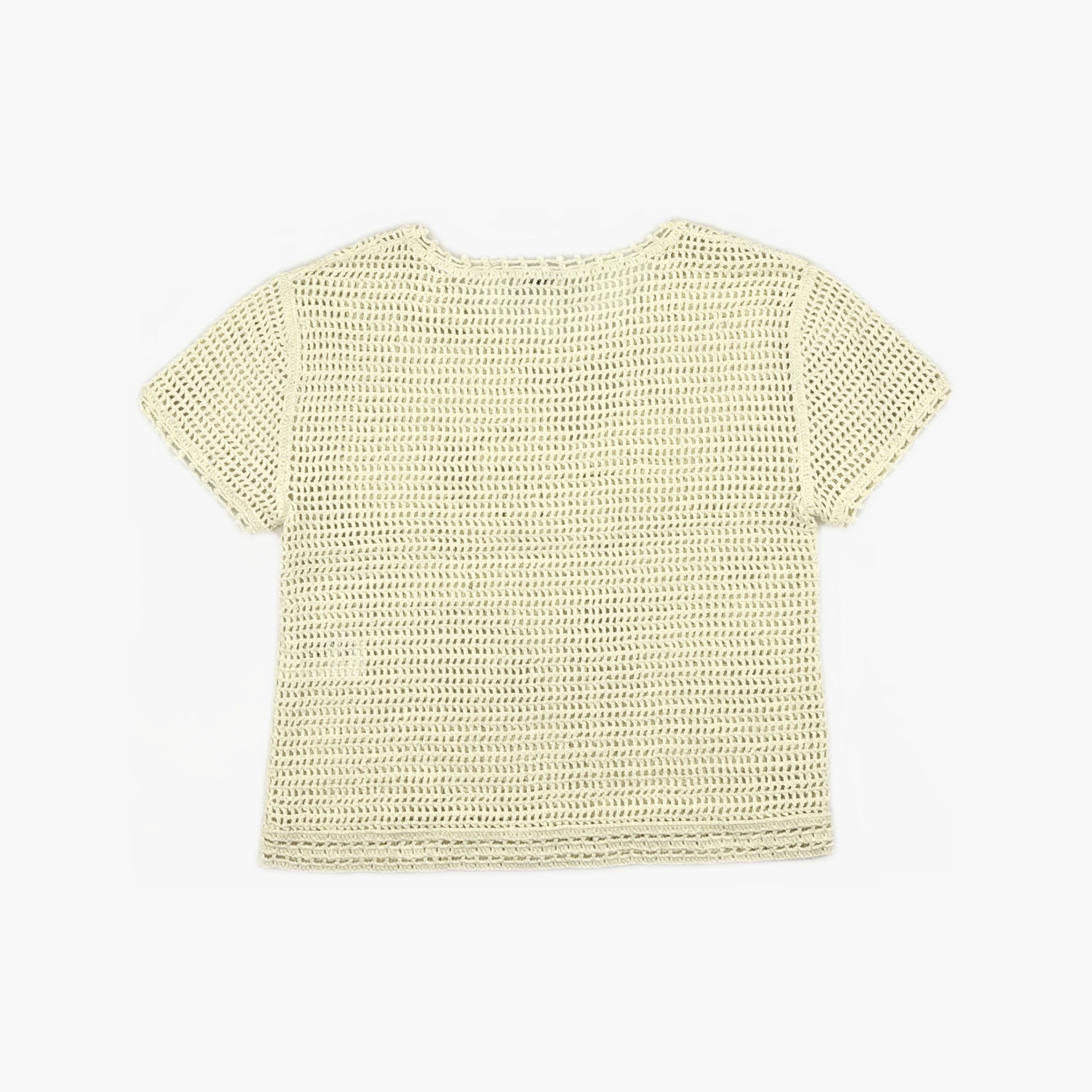 Celine Celine Crochet Logo Sweater Size S Size S / US 4 / IT 40 - 2 Thumbnail