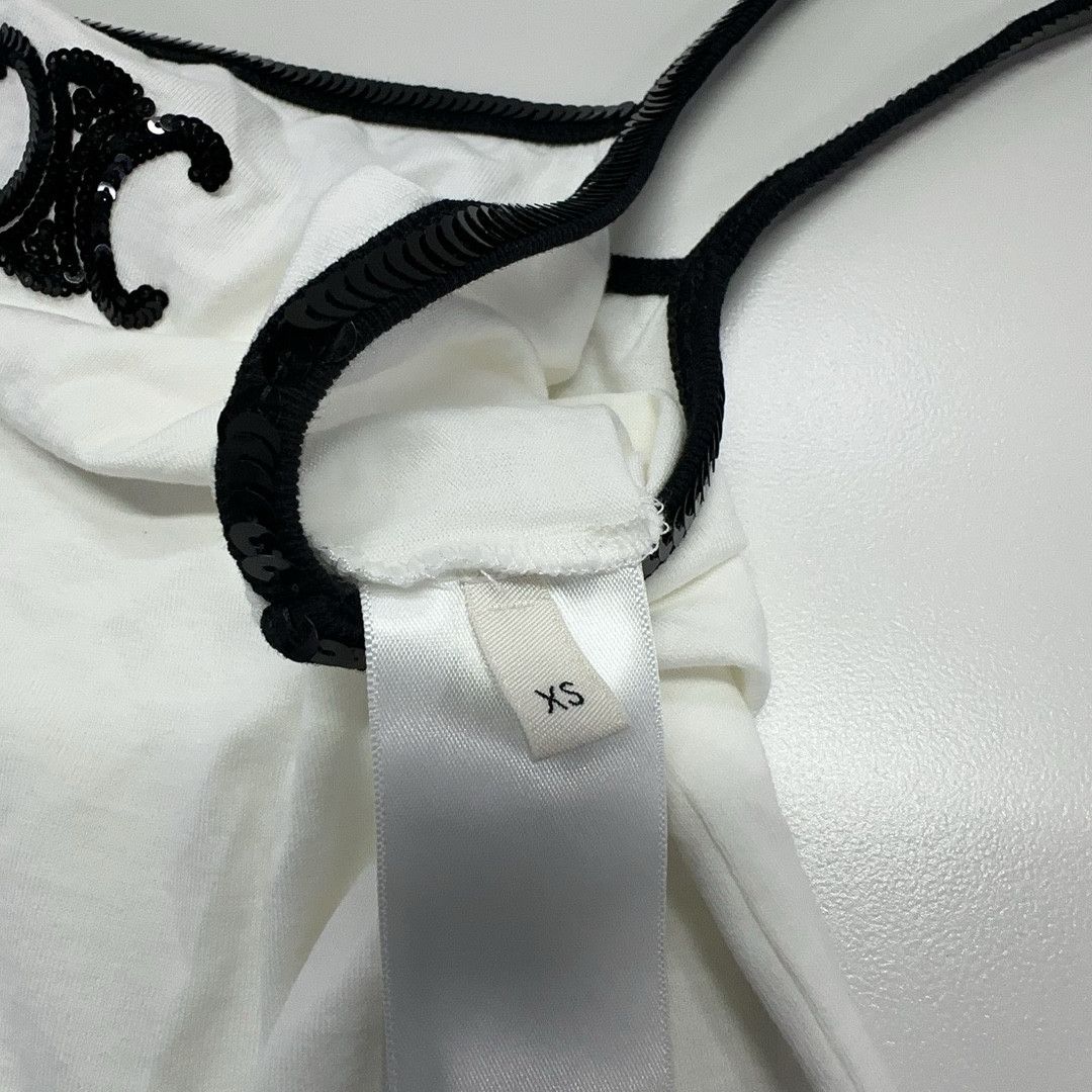 Celine Celine Sequin Logo Tank Top Size XS Size XS / US 0-2 / IT 36-38 - 4 Thumbnail