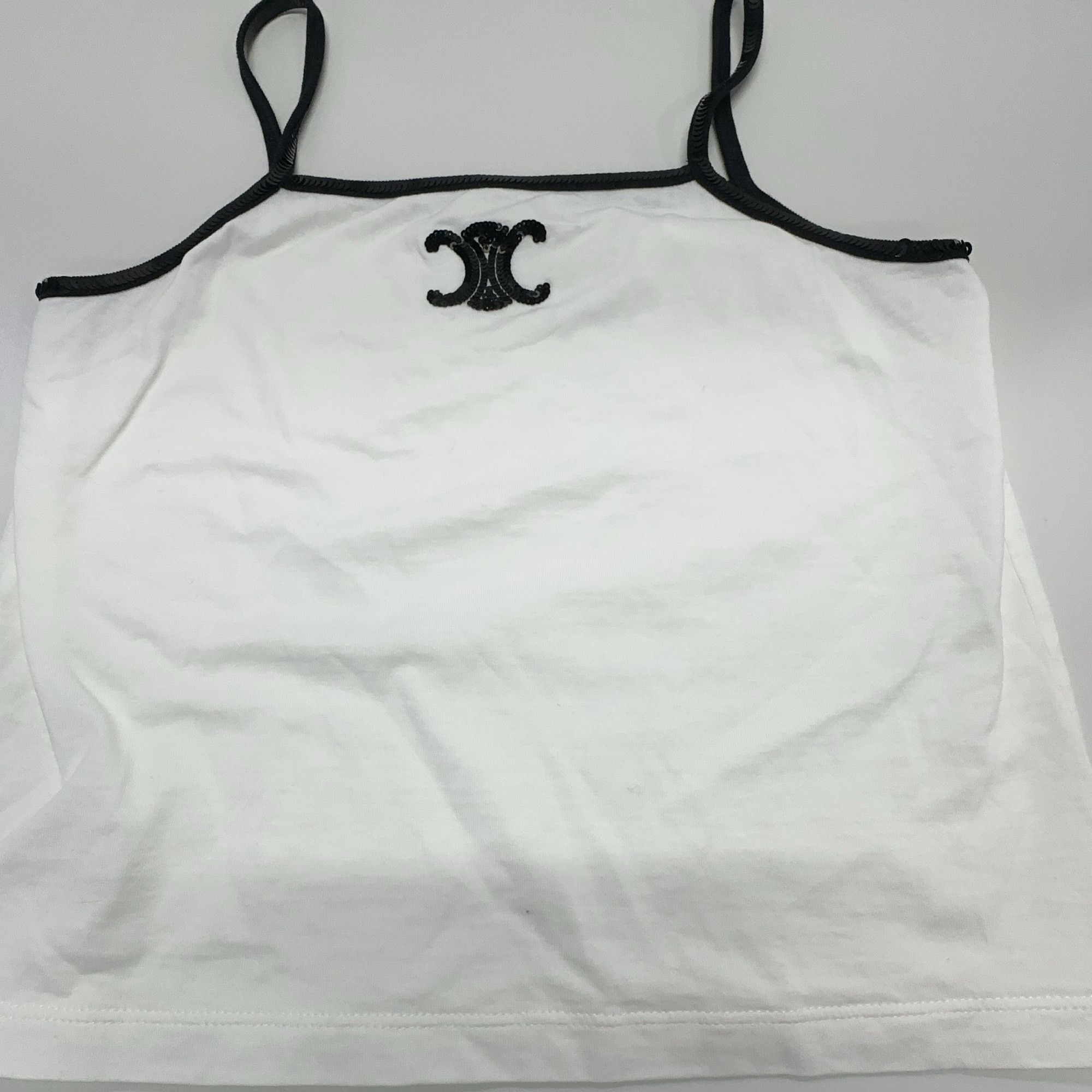 Celine Celine Sequin Logo Tank Top Size XS Size XS / US 0-2 / IT 36-38 - 6 Thumbnail