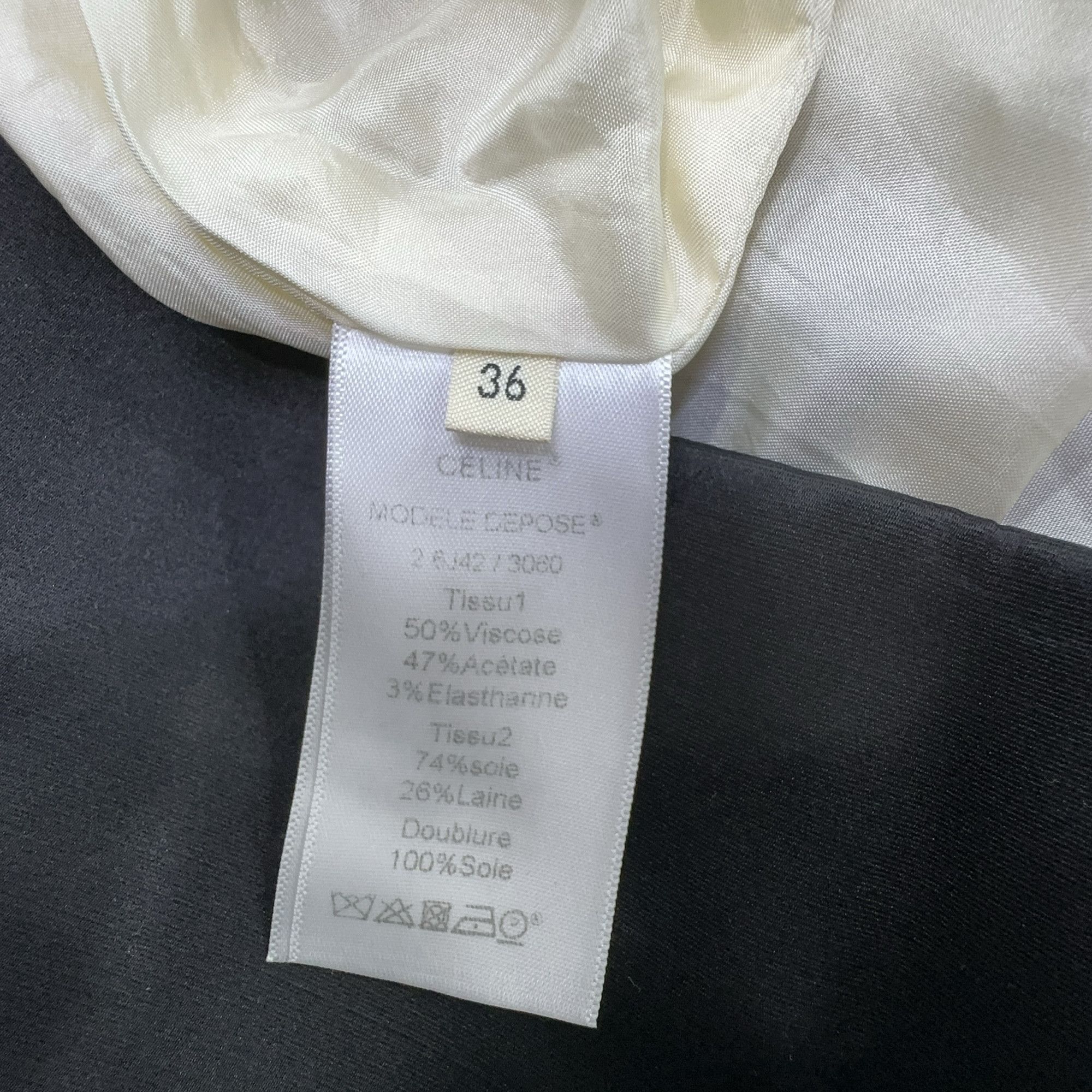 Celine Celine Two-Tone Sleeveless Mini Dress Size 36 Size XS / US 0-2 / IT 36-38 - 4 Thumbnail