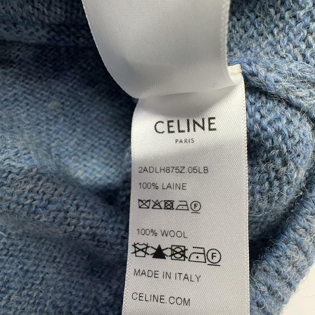 Celine Celine Fair Isle Wool Cardigan Size S Size S / US 4 / IT 40 - 4 Thumbnail