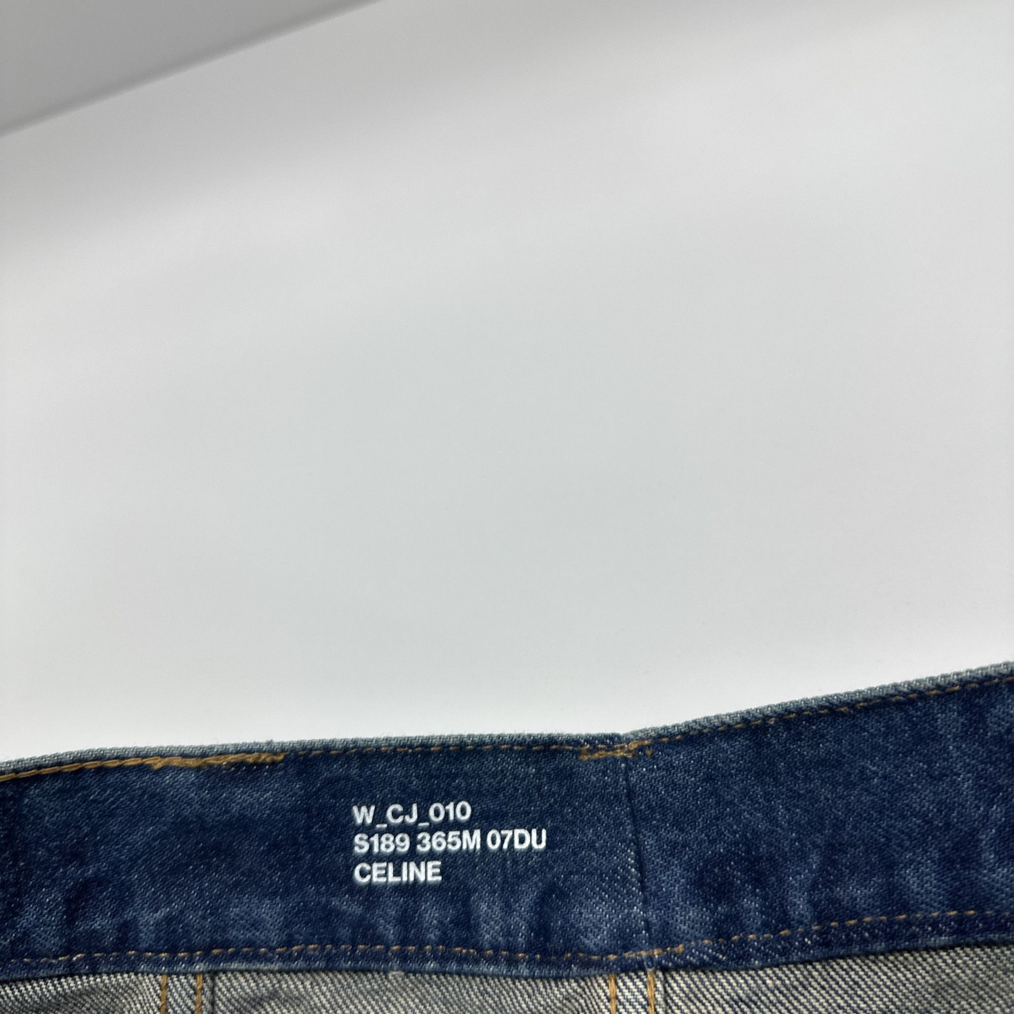 Celine Celine Gold Hardware Denim Mini Skirt Size 28 Size 28" / US 6 / IT 42 - 3 Thumbnail