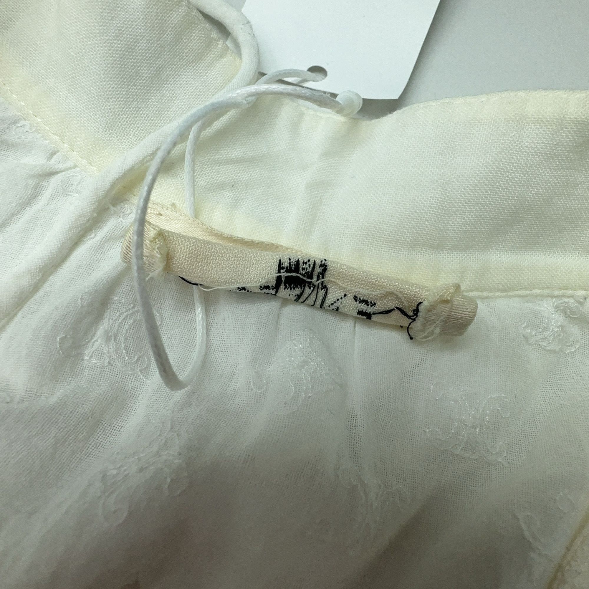 Celine Celine Triomphe Cotton Blouse White Size 34 Size XS / US 0-2 / IT 36-38 - 5 Thumbnail