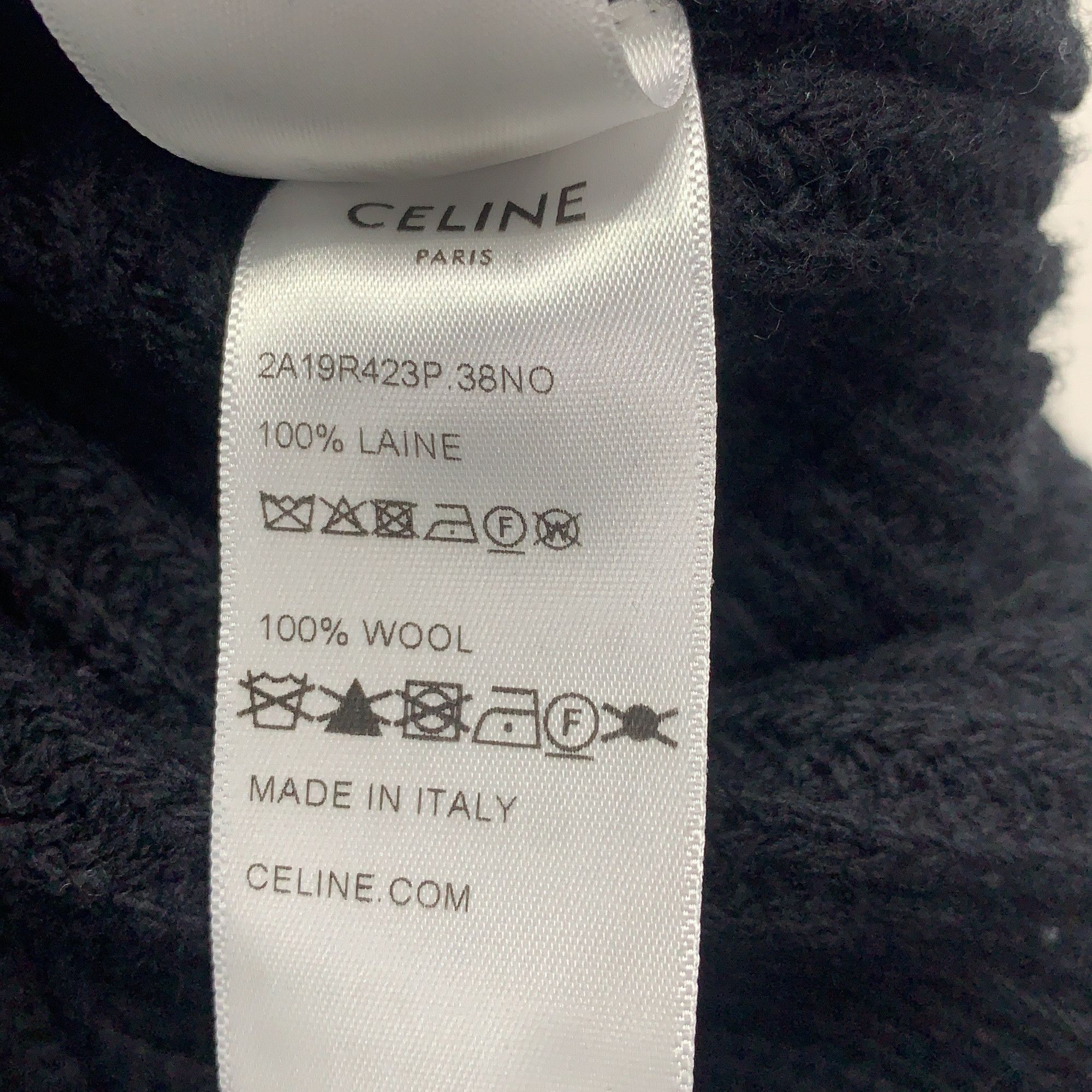Celine Celine Logo Wool Sweater Size M Size M / US 6-8 / IT 42-44 - 4 Thumbnail