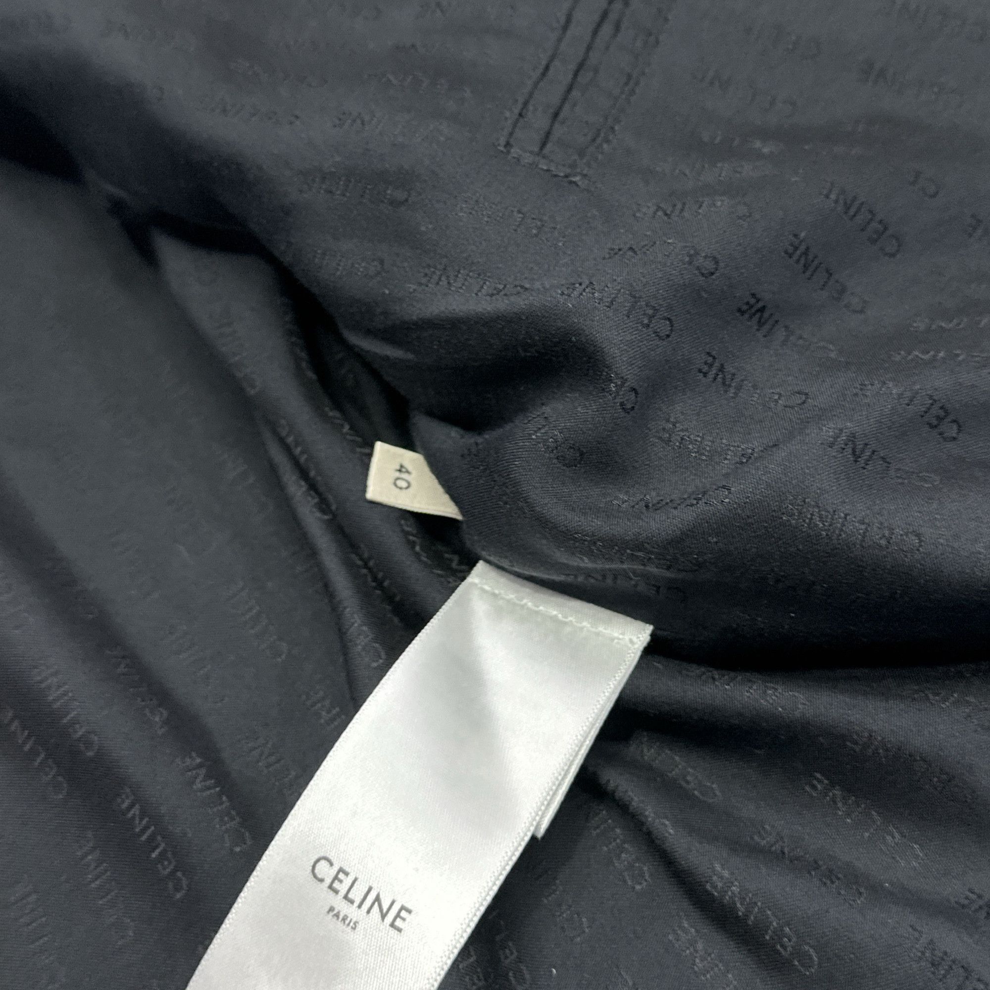 Celine CELINE Navy Wool Gold Button Jacket Size 40 Size M / US 6-8 / IT 42-44 - 4 Thumbnail