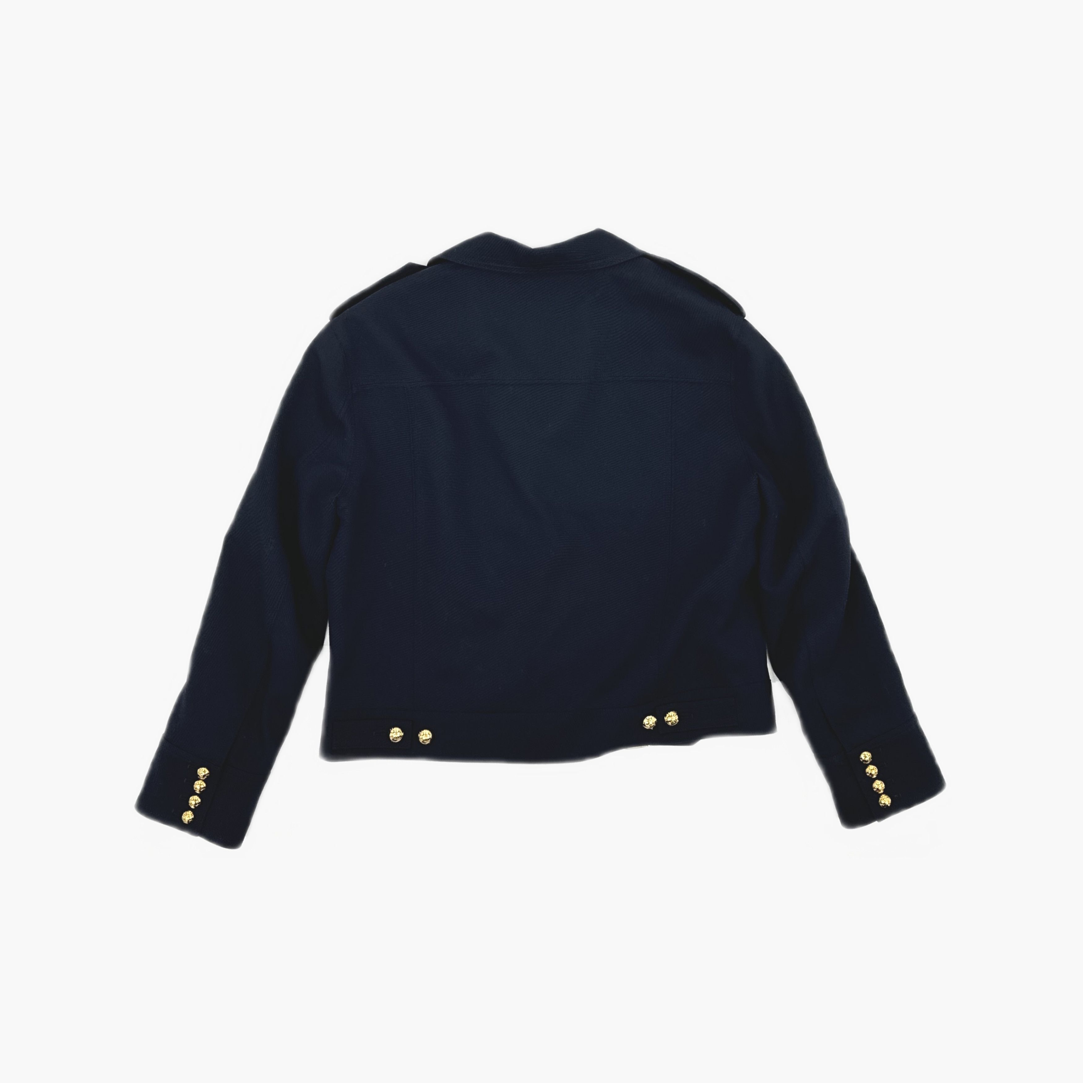 Celine CELINE Navy Wool Gold Button Jacket Size 40 Size M / US 6-8 / IT 42-44 - 2 Thumbnail