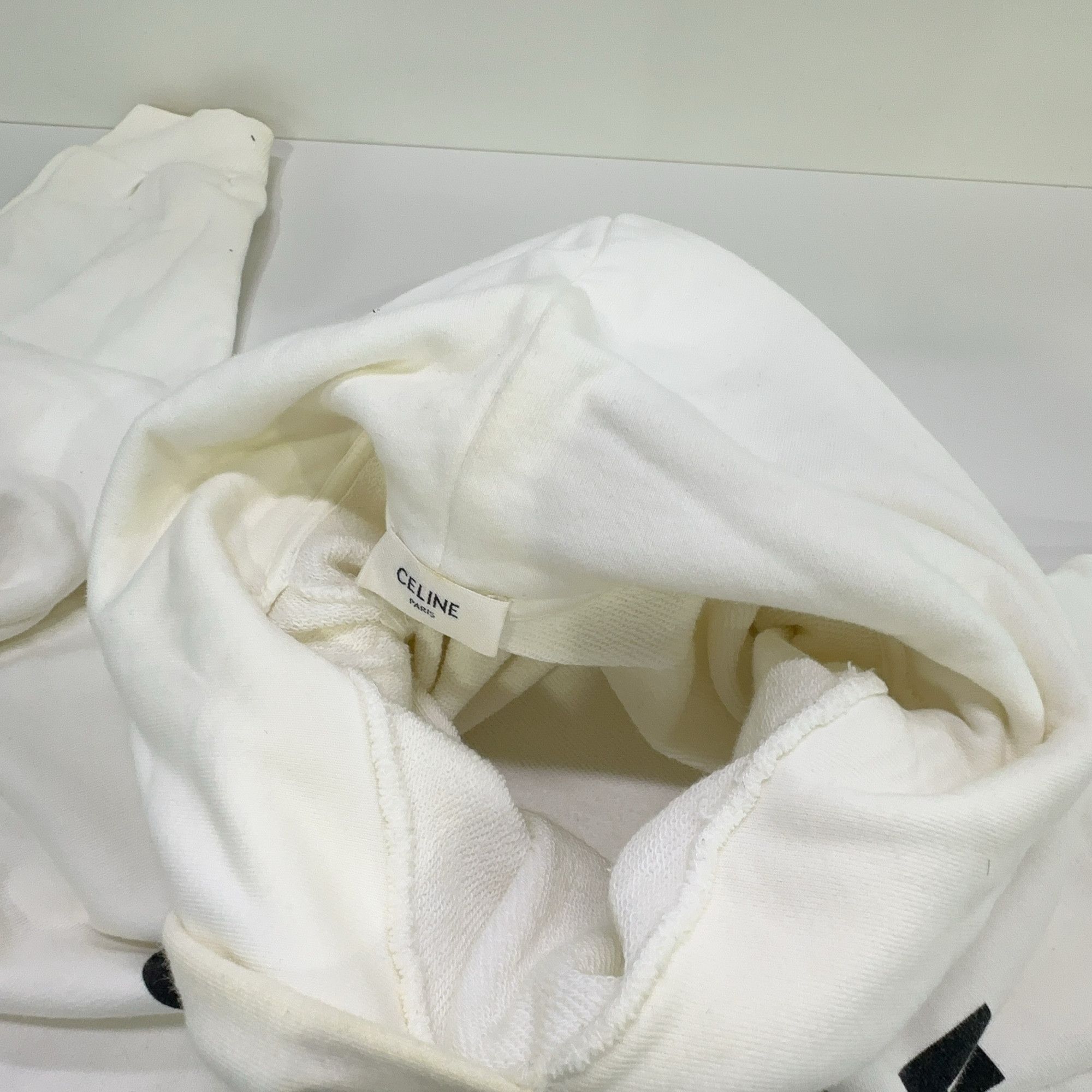 Celine Celine Logo Hoodie Size XXL Size US XXL / EU 58 / 5 - 11 Thumbnail