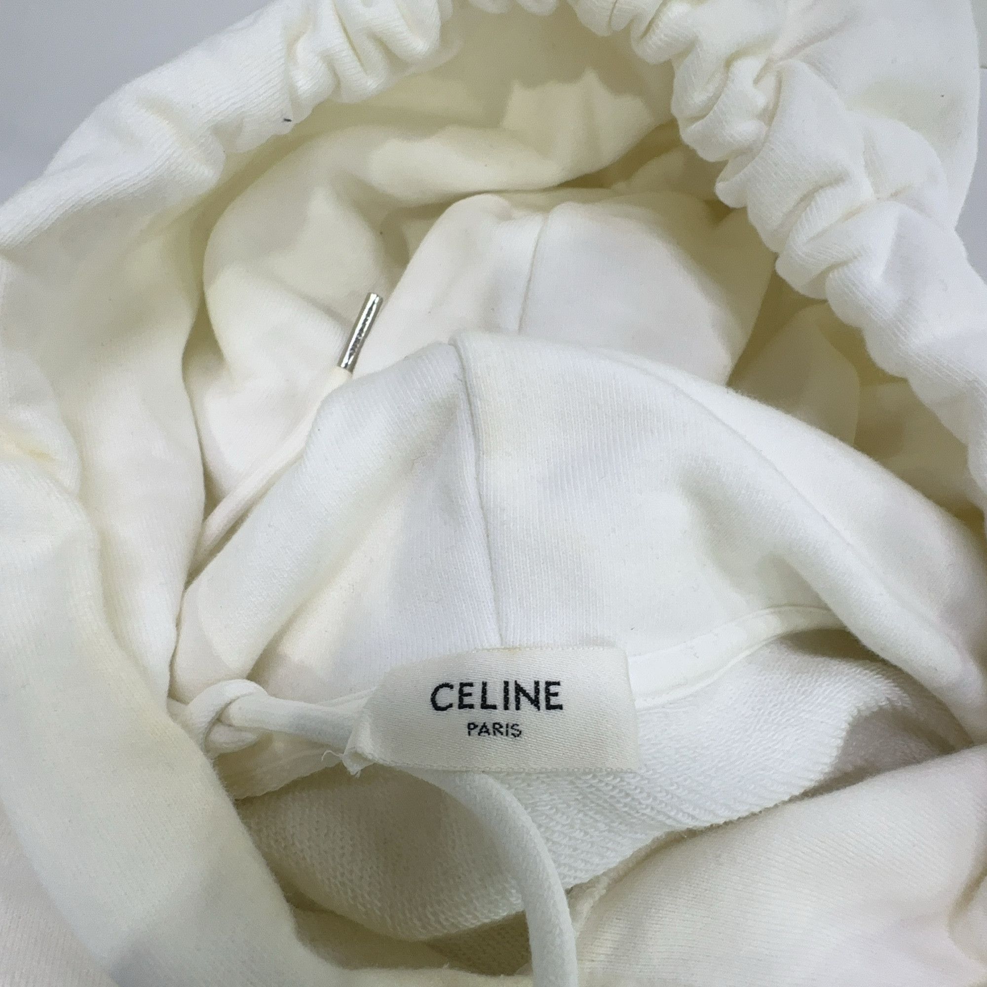 Celine Celine Logo Hoodie Size XXL Size US XXL / EU 58 / 5 - 5 Thumbnail