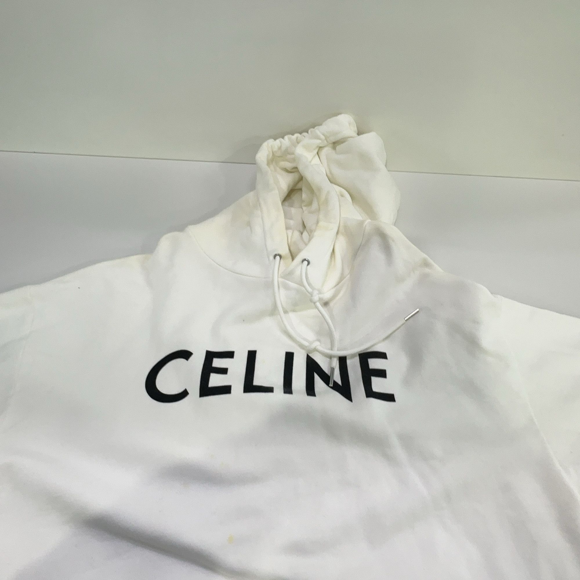 Celine Celine Logo Hoodie Size XXL Size US XXL / EU 58 / 5 - 12 Thumbnail