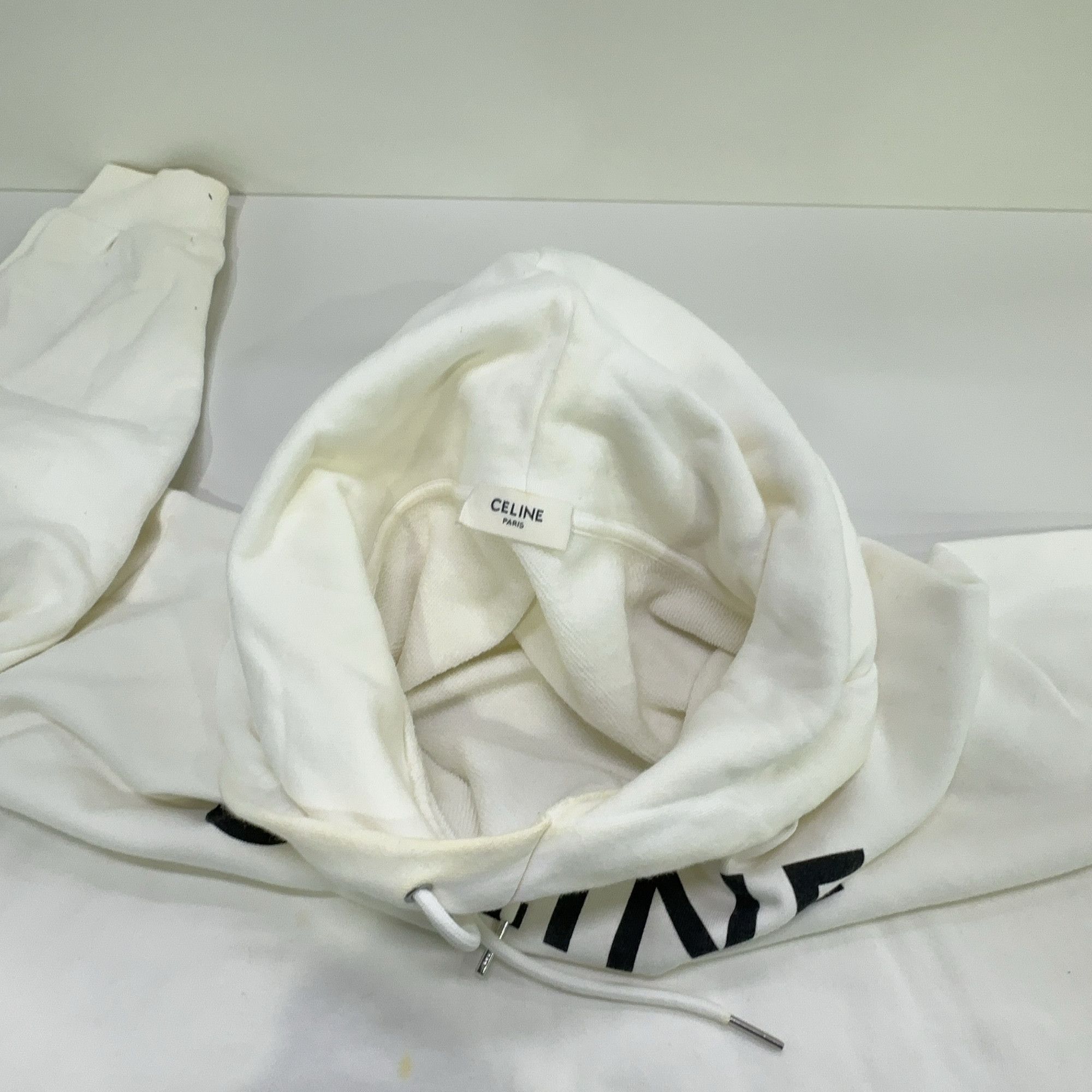 Celine Celine Logo Hoodie Size XXL Size US XXL / EU 58 / 5 - 10 Thumbnail