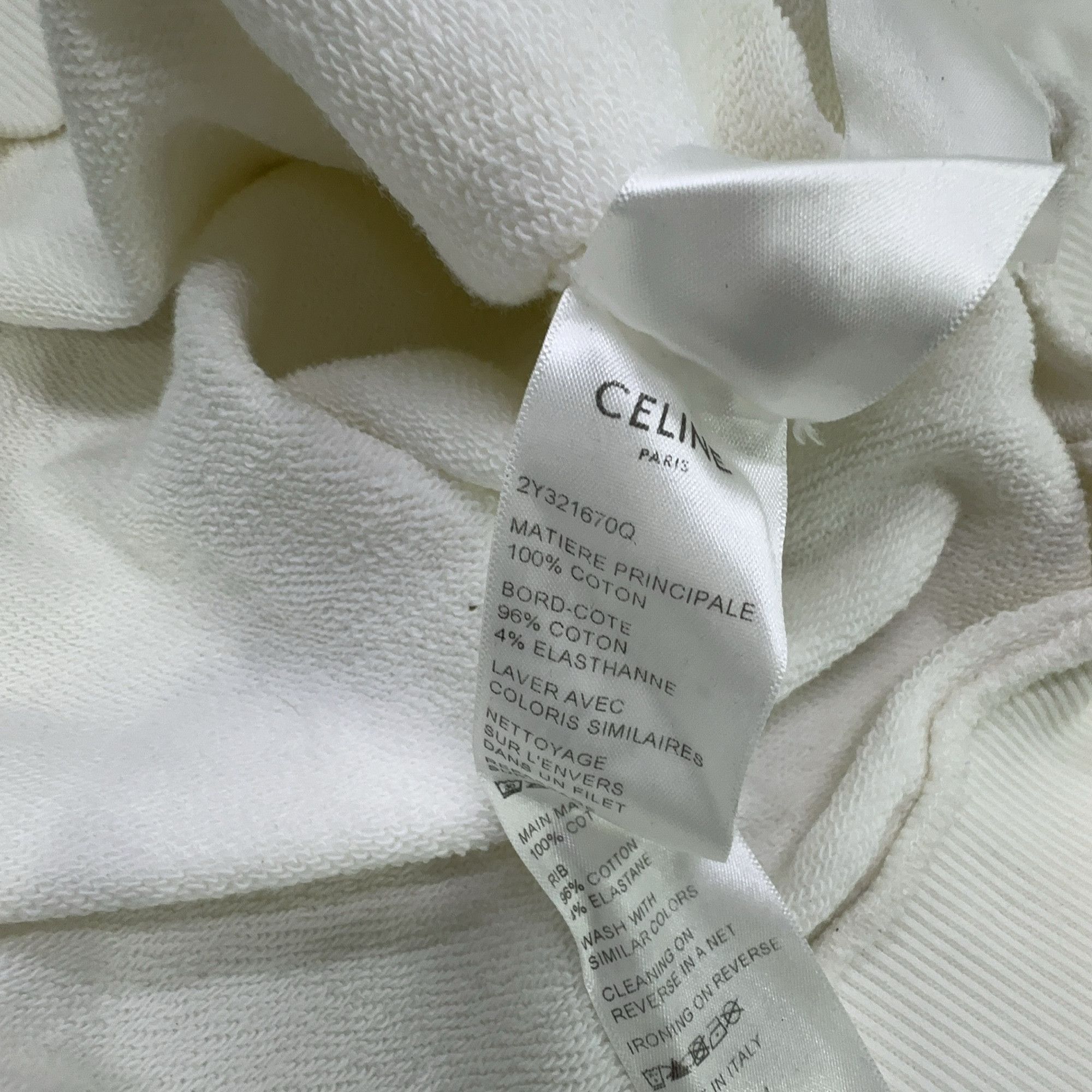 Celine Celine Logo Hoodie Size XXL Size US XXL / EU 58 / 5 - 4 Thumbnail