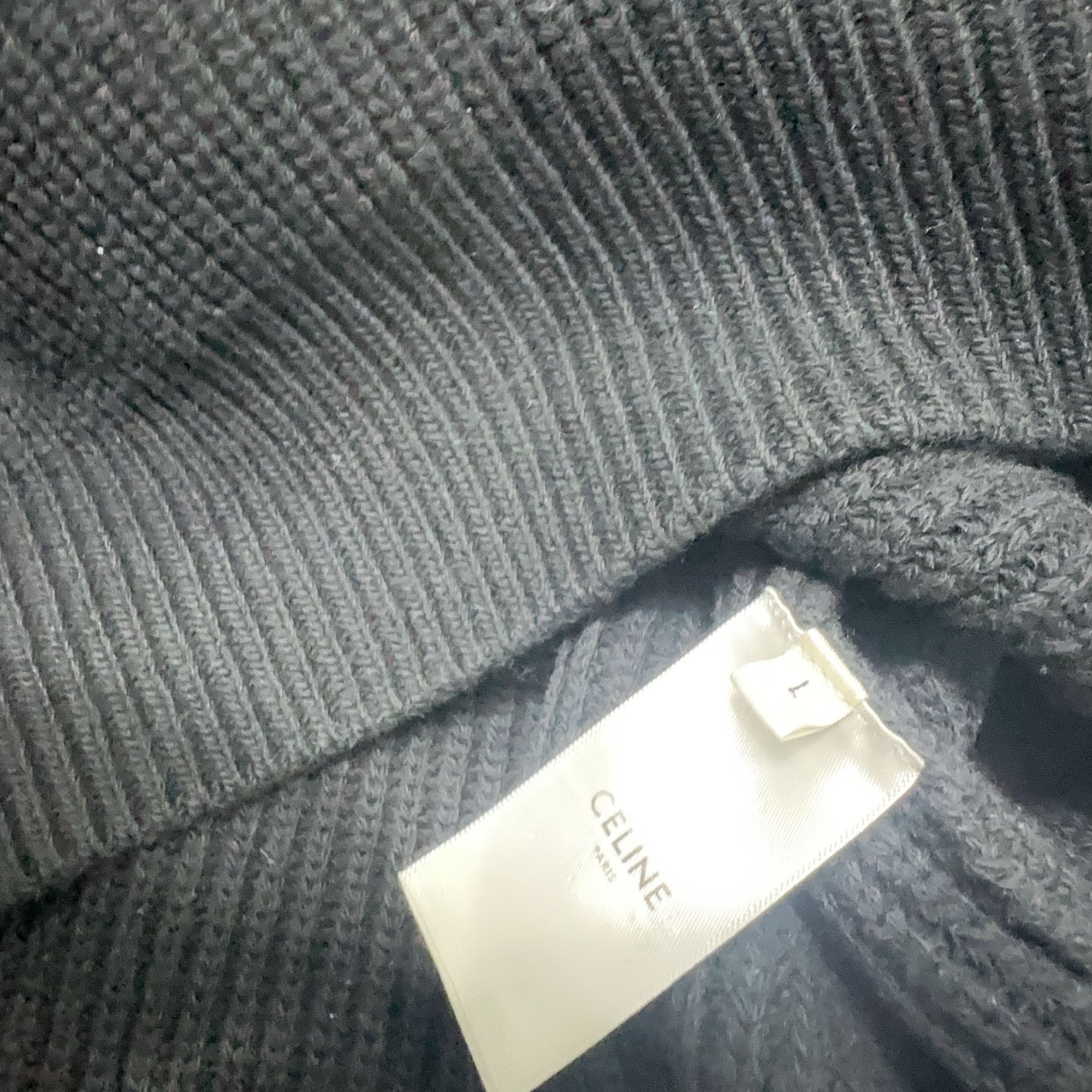 Celine Celine Embroidered Wool Sweater Size L Size US L / EU 52-54 / 3 - 5 Thumbnail