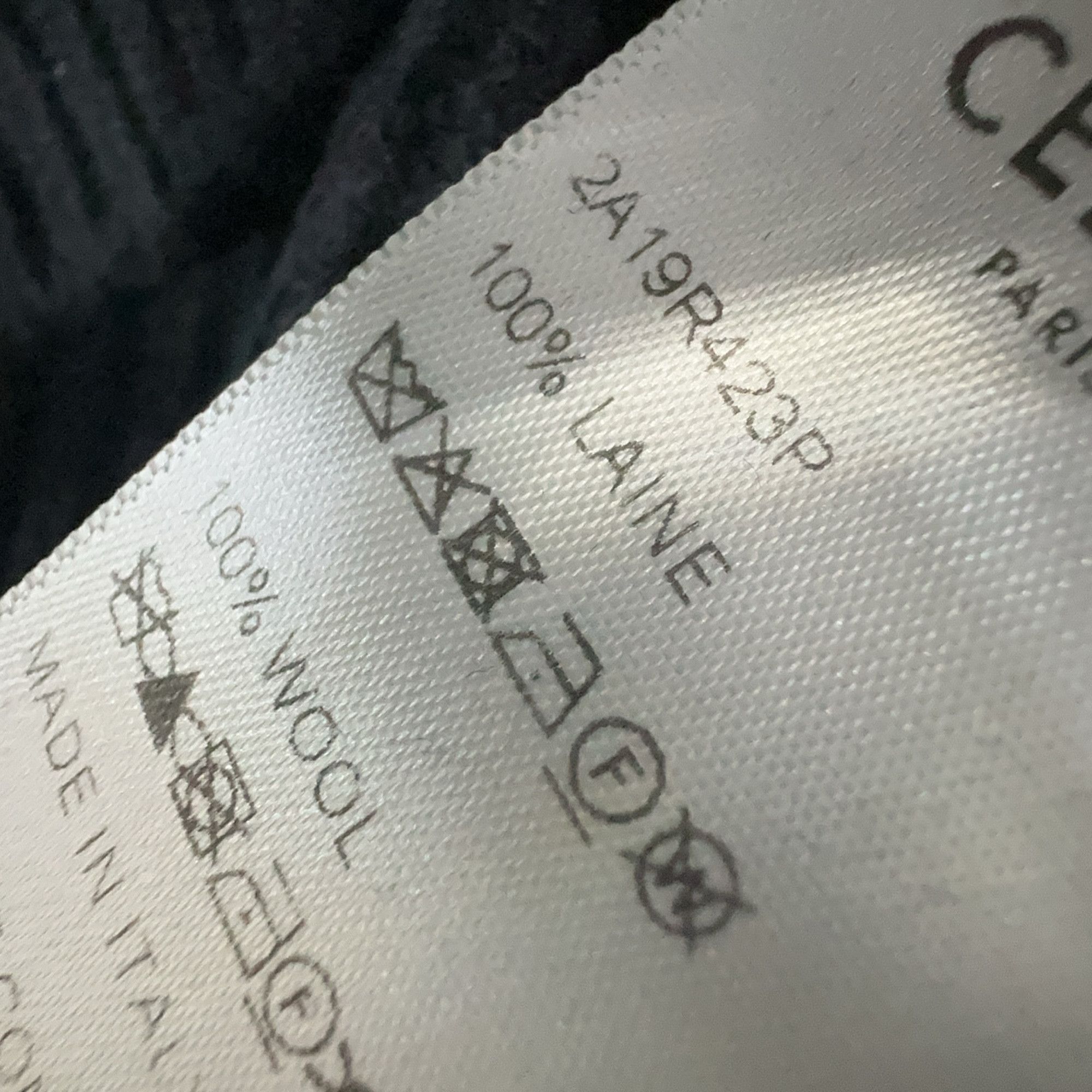 Celine Celine Embroidered Wool Sweater Size L Size US L / EU 52-54 / 3 - 4 Thumbnail