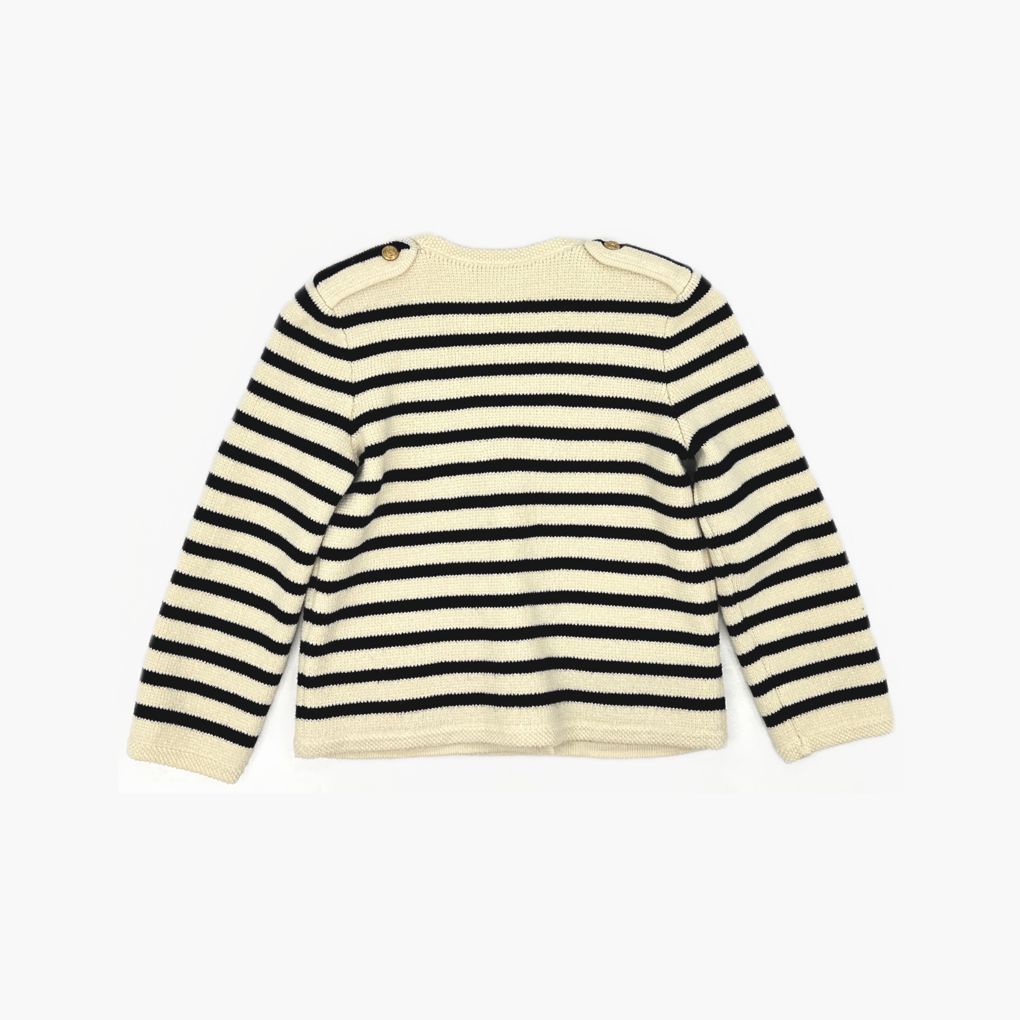 Celine CELINE Striped Wool Blend Cardigan Size S Size S / US 4 / IT 40 - 2 Thumbnail