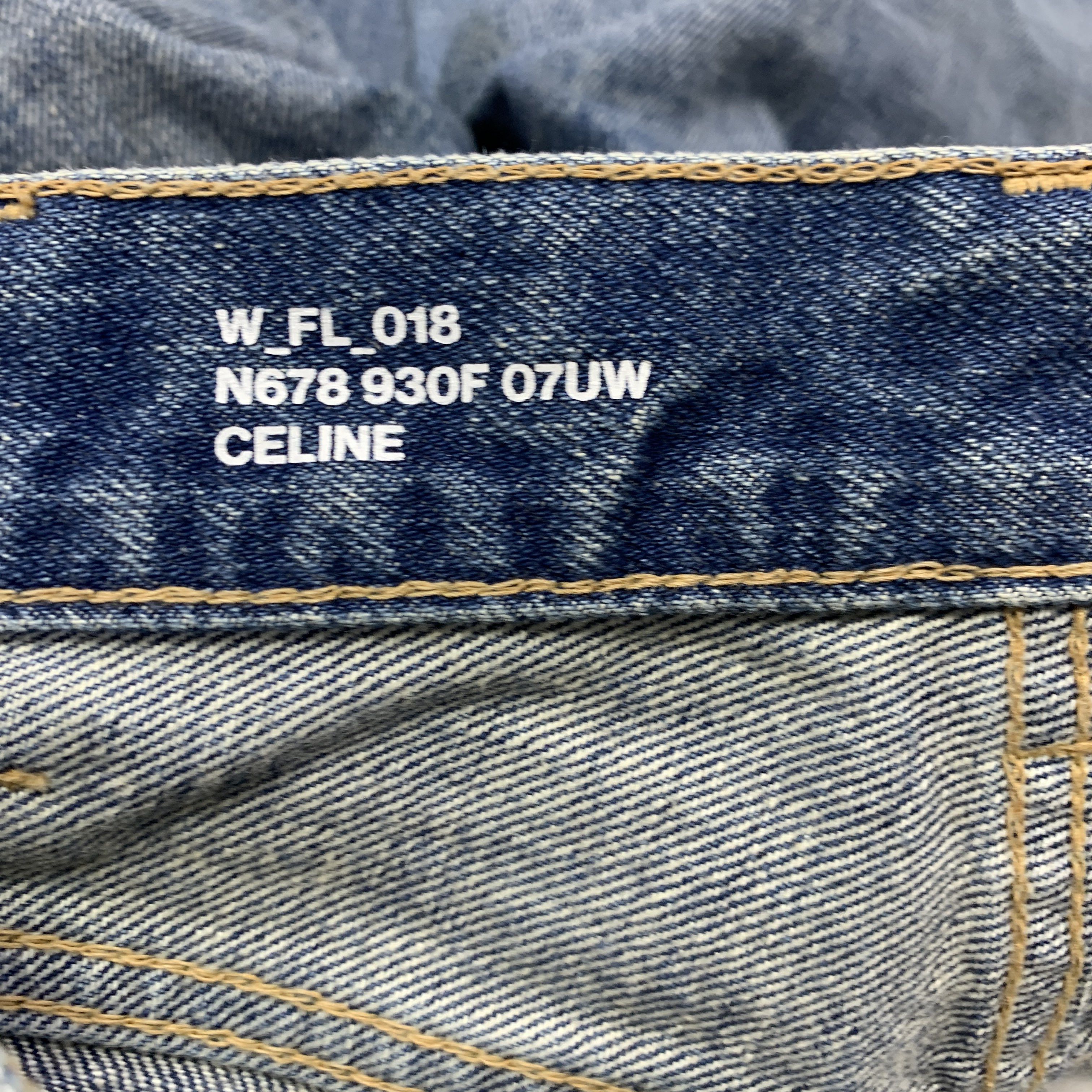 Celine Celine Union Wash Straight Leg Jeans Size 25 Size 25" / US 0 / IT 36 - 3 Thumbnail