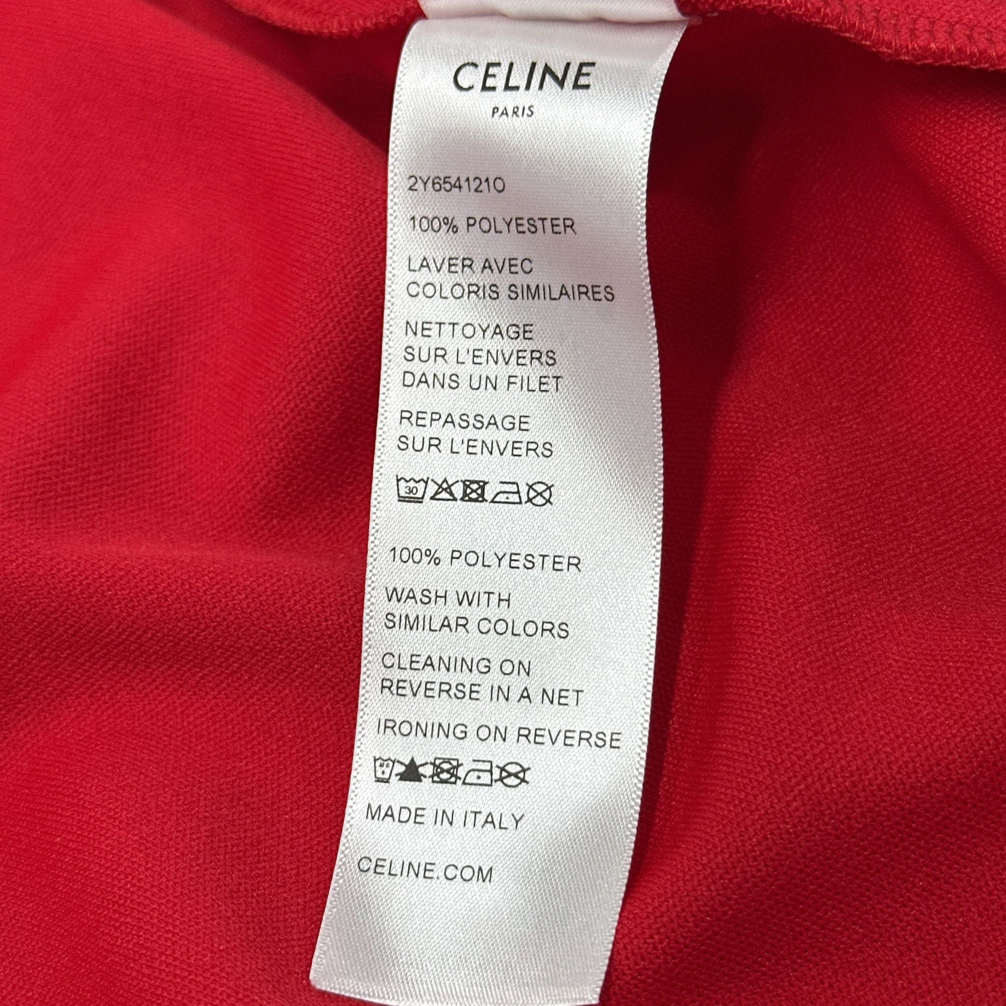 Celine Celine Logo Zip-Up Track Jacket Size XL Size US XL / EU 56 / 4 - 6 Thumbnail