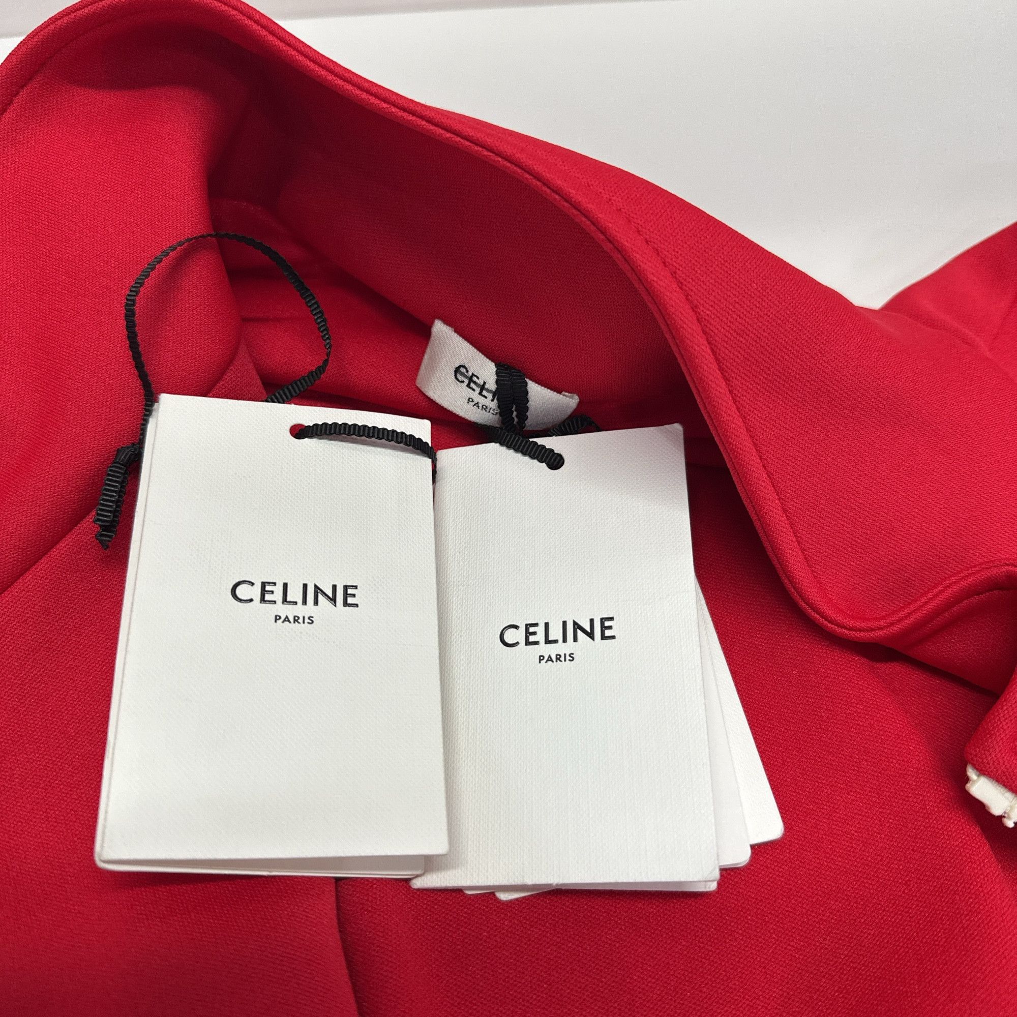 Celine Celine Logo Zip-Up Track Jacket Size XL Size US XL / EU 56 / 4 - 7 Thumbnail