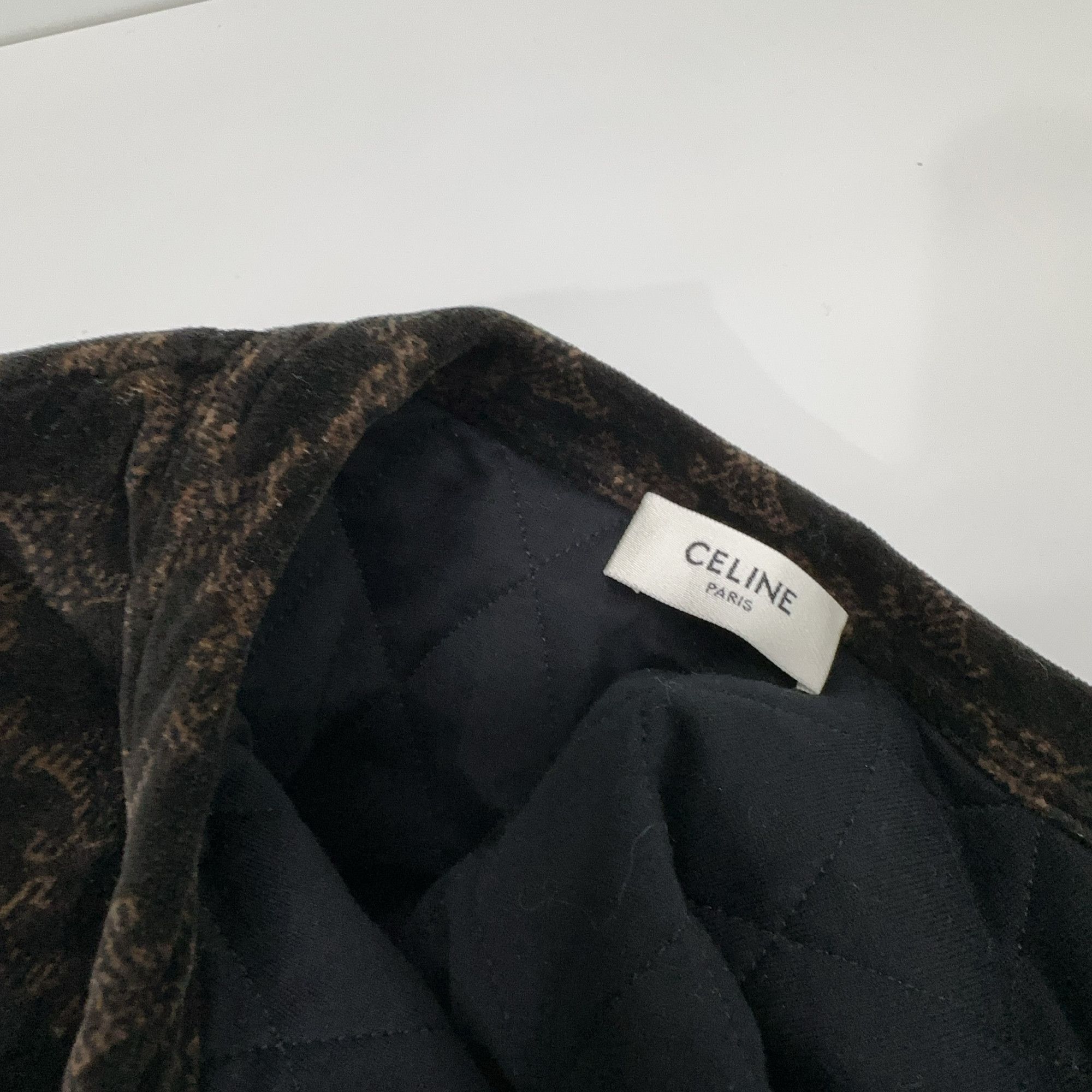 Celine CELINE Triomphe Quilted Velvet Jacket Size 36 Size XS / US 0-2 / IT 36-38 - 5 Thumbnail