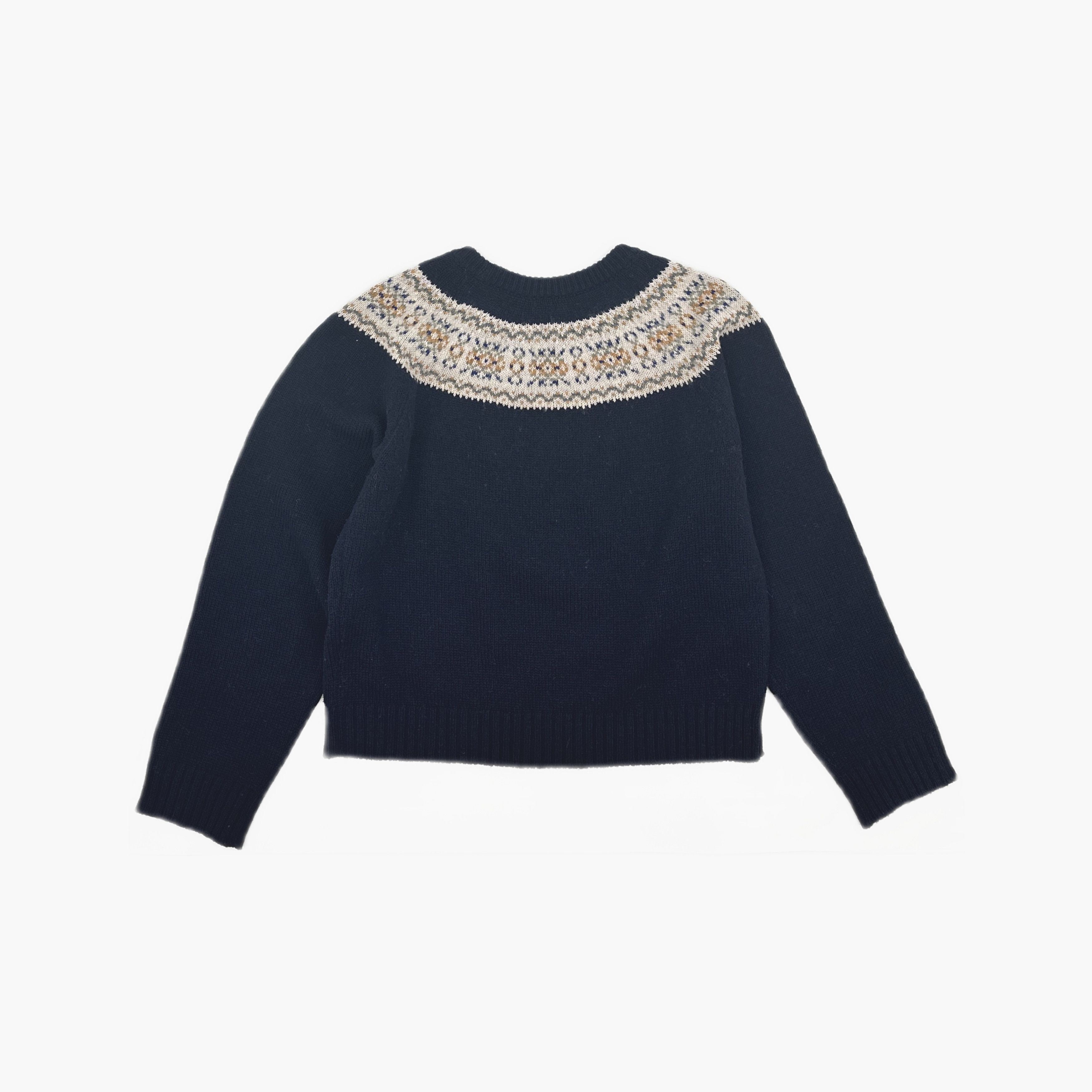 Celine CELINE Fair Isle Wool Sweater Size XL Size US XL / EU 56 / 4 - 2 Thumbnail