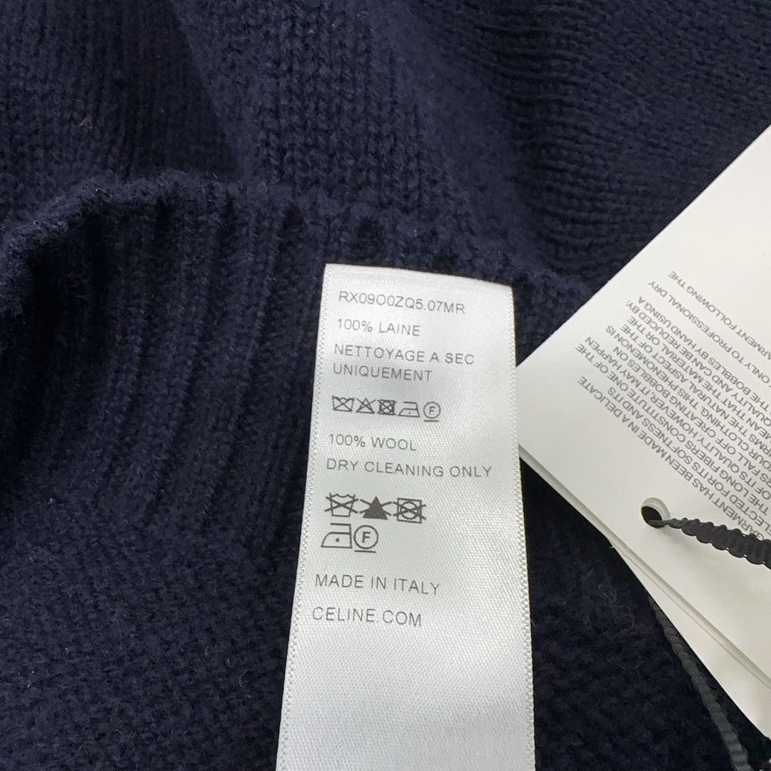 Celine CELINE Fair Isle Wool Sweater Size XL Size US XL / EU 56 / 4 - 5 Thumbnail