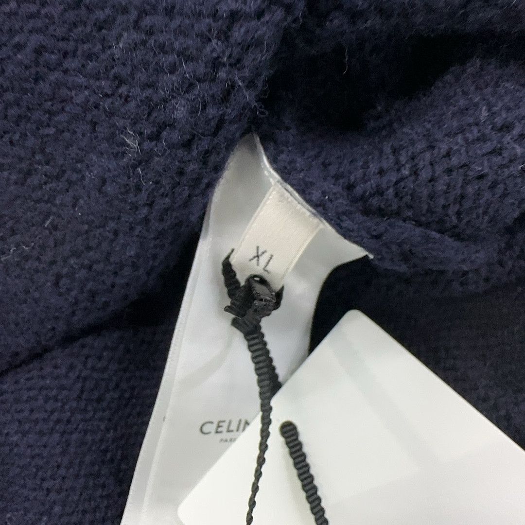 Celine CELINE Fair Isle Wool Sweater Size XL Size US XL / EU 56 / 4 - 4 Thumbnail