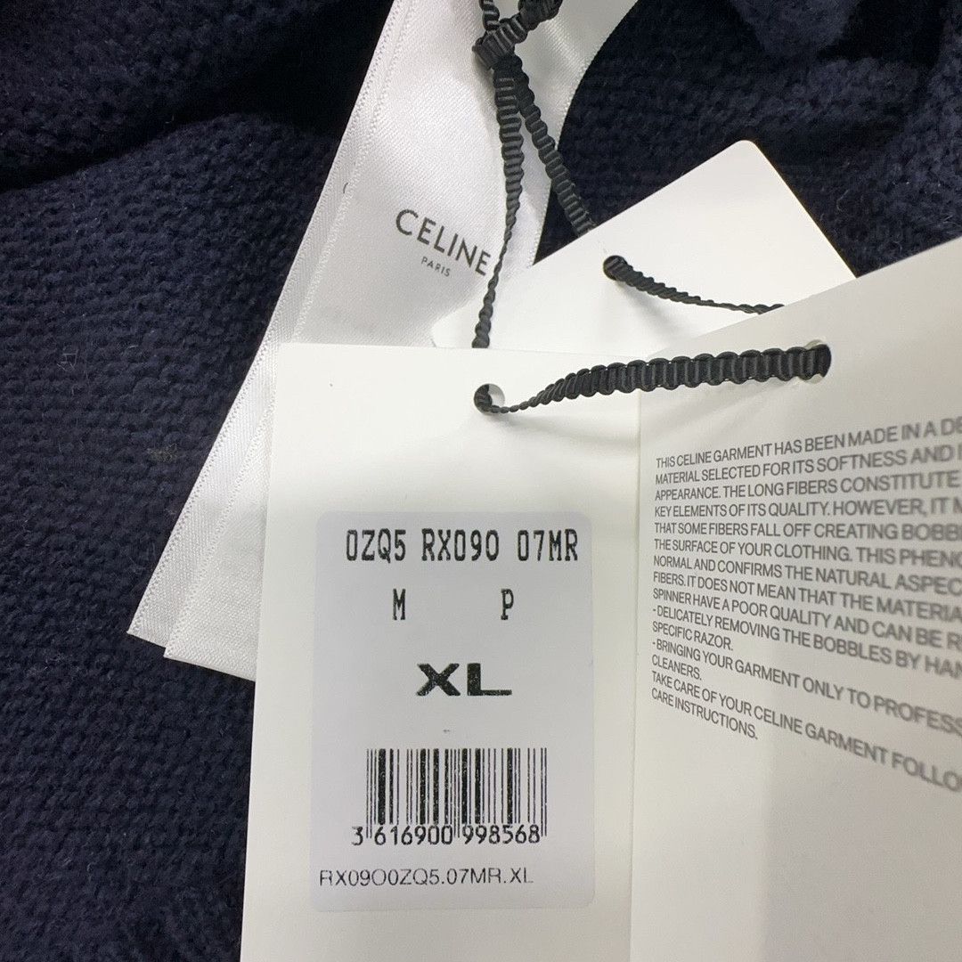 Celine CELINE Fair Isle Wool Sweater Size XL Size US XL / EU 56 / 4 - 3 Thumbnail