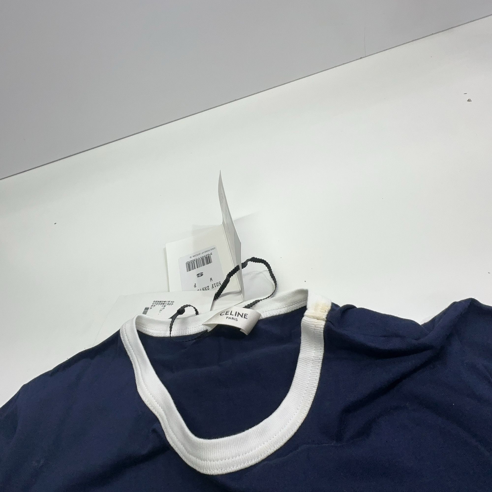Celine Celine Horse Carriage Logo Ringer T-Shirt Size S Size S / US 4 / IT 40 - 7 Thumbnail