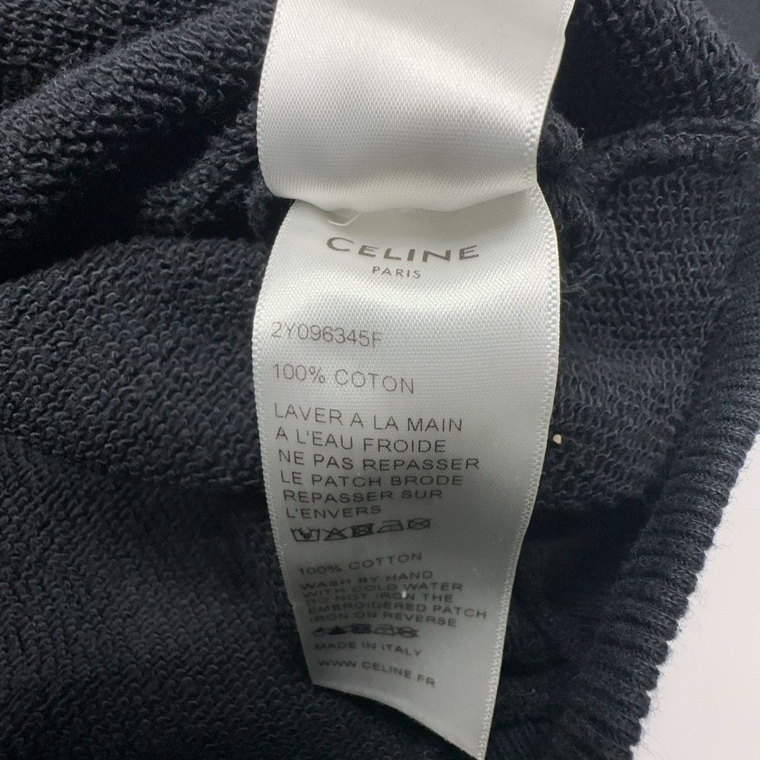 Celine Celine Logo Patch Hoodie Size L Size US L / EU 52-54 / 3 - 3 Thumbnail