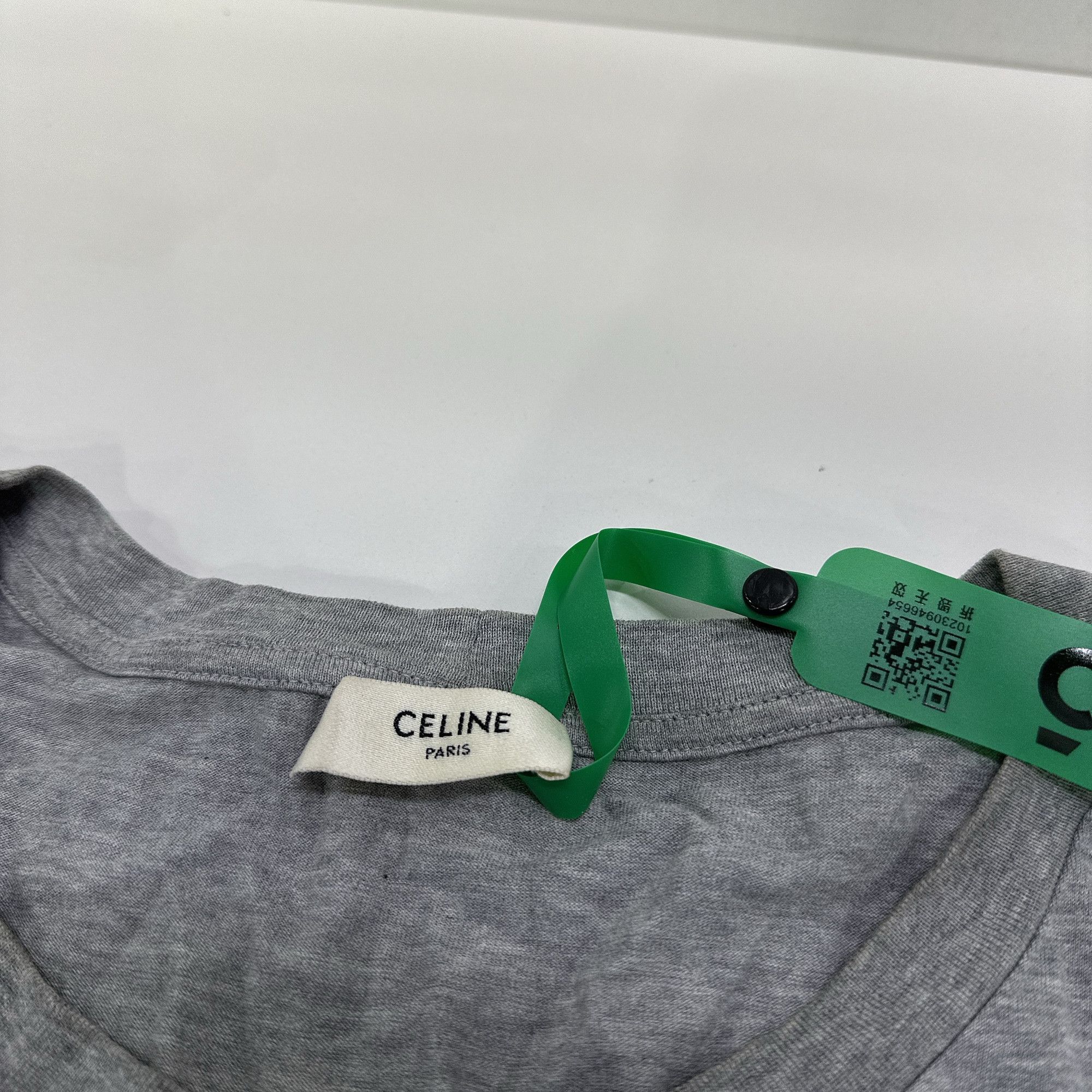 Celine CELINE Triomphe Logo T-Shirt Size XL Size US XL / EU 56 / 4 - 3 Thumbnail