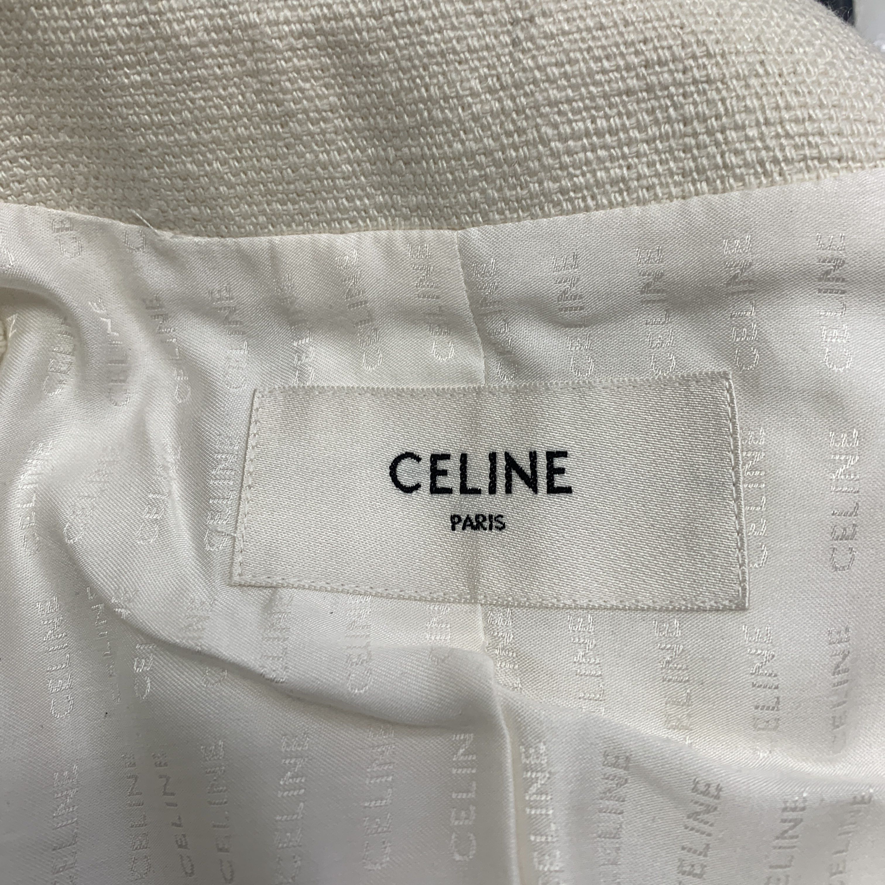 Celine CELINE Silk Round Neck Jacket Size 34 Size XS / US 0-2 / IT 36-38 - 2 Thumbnail