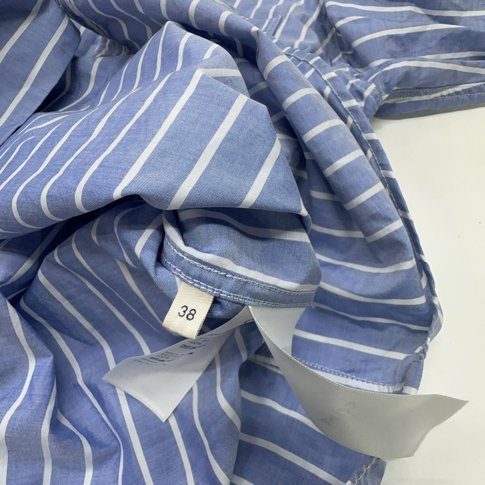 Celine Celine Striped Button Up Shirt Size 38 Size XS / US 0-2 / IT 36-38 - 4 Thumbnail