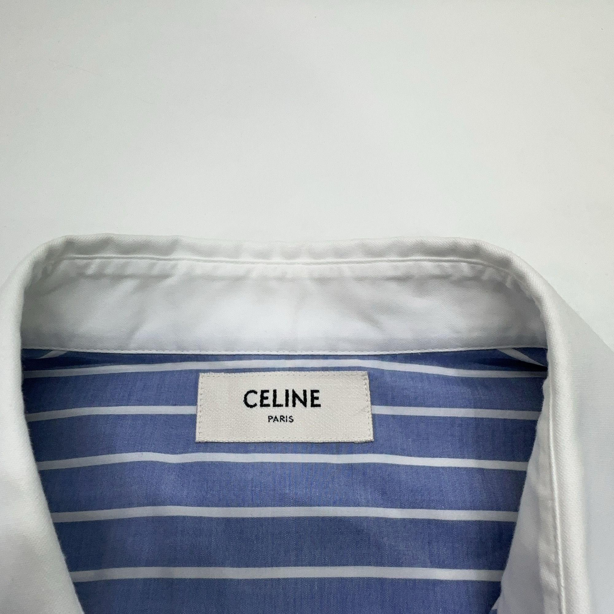 Celine Celine Striped Button Up Shirt Size 38 Size XS / US 0-2 / IT 36-38 - 5 Thumbnail