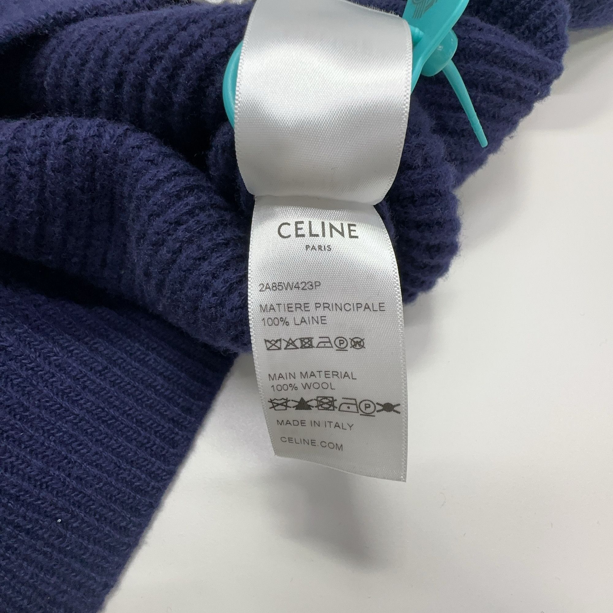 Celine Celine Logo Wool Hoodie Size L Size US L / EU 52-54 / 3 - 2 Thumbnail