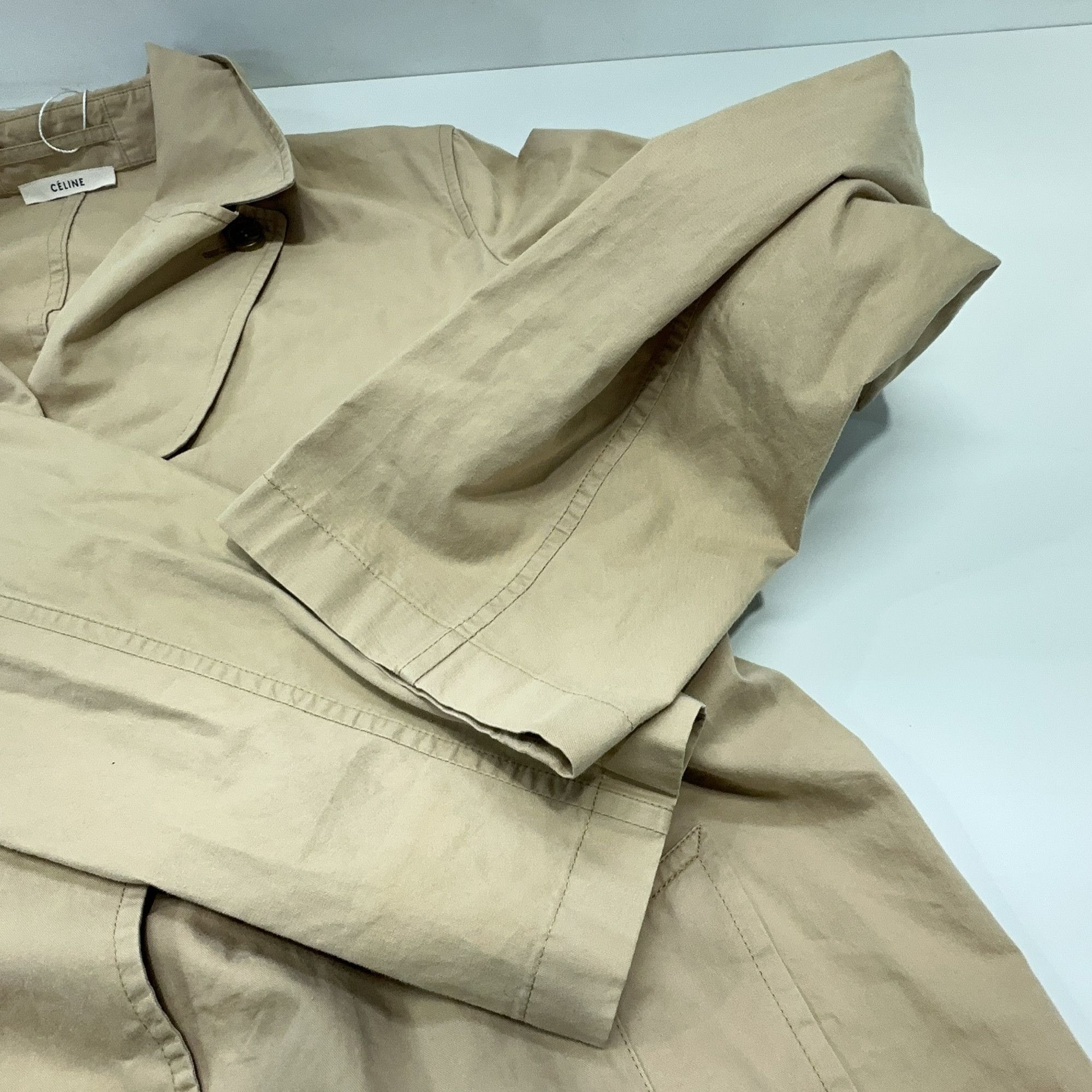 Celine Celine Cotton Trench Coat Size 40 Size M / US 6-8 / IT 42-44 - 10 Thumbnail