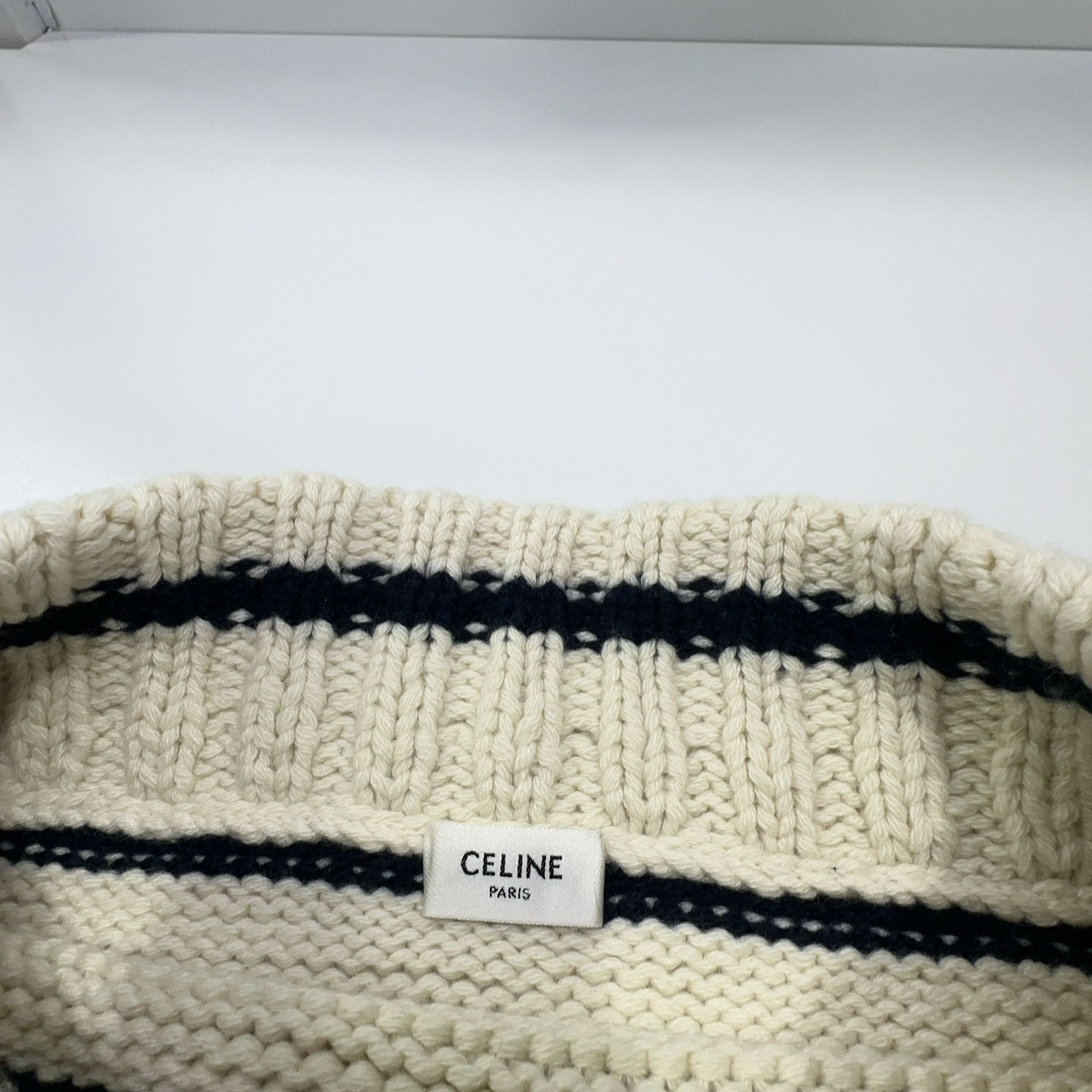 Celine Celine Striped Cashmere Sweater Size S Size S / US 4 / IT 40 - 3 Thumbnail
