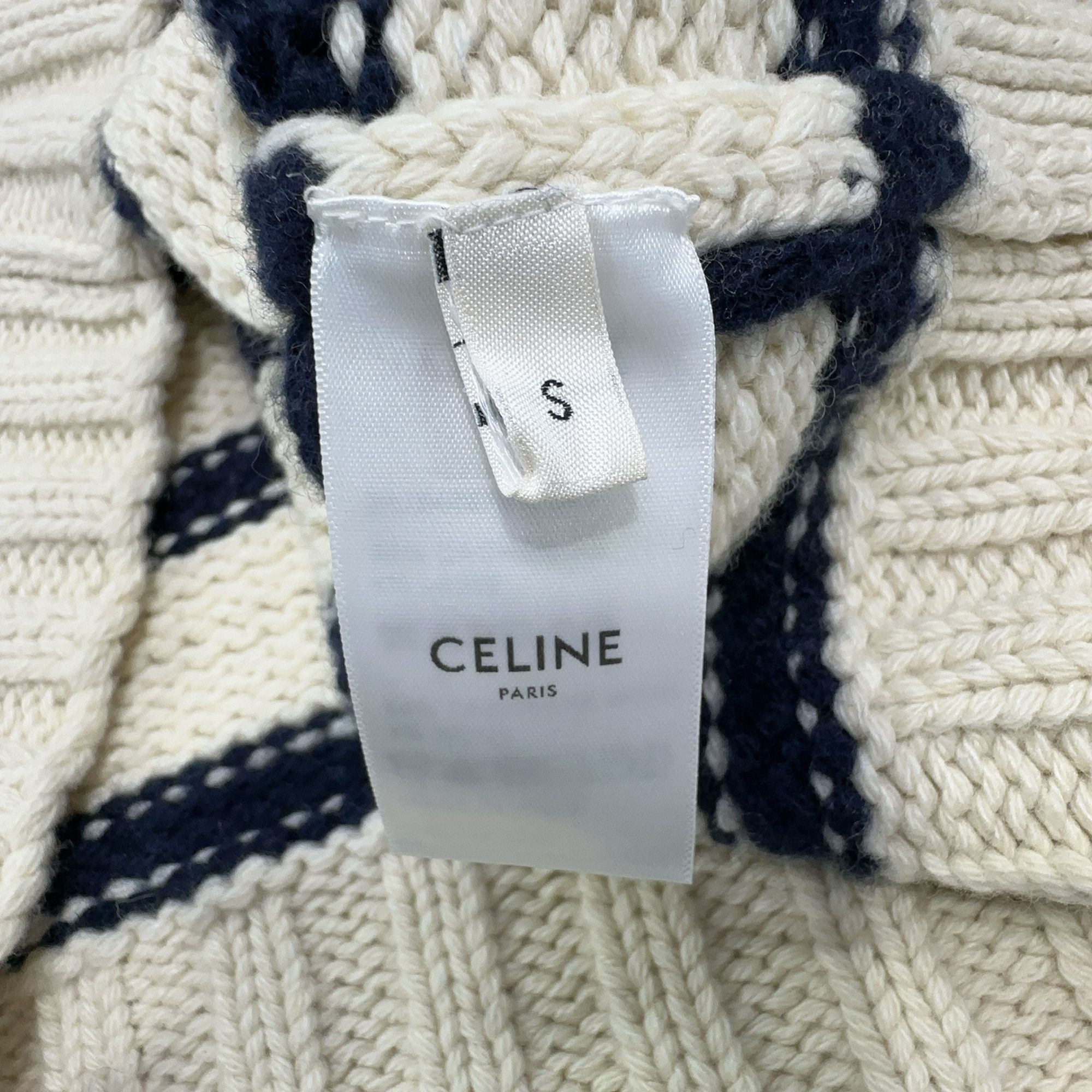 Celine Celine Striped Cashmere Sweater Size S Size S / US 4 / IT 40 - 4 Thumbnail