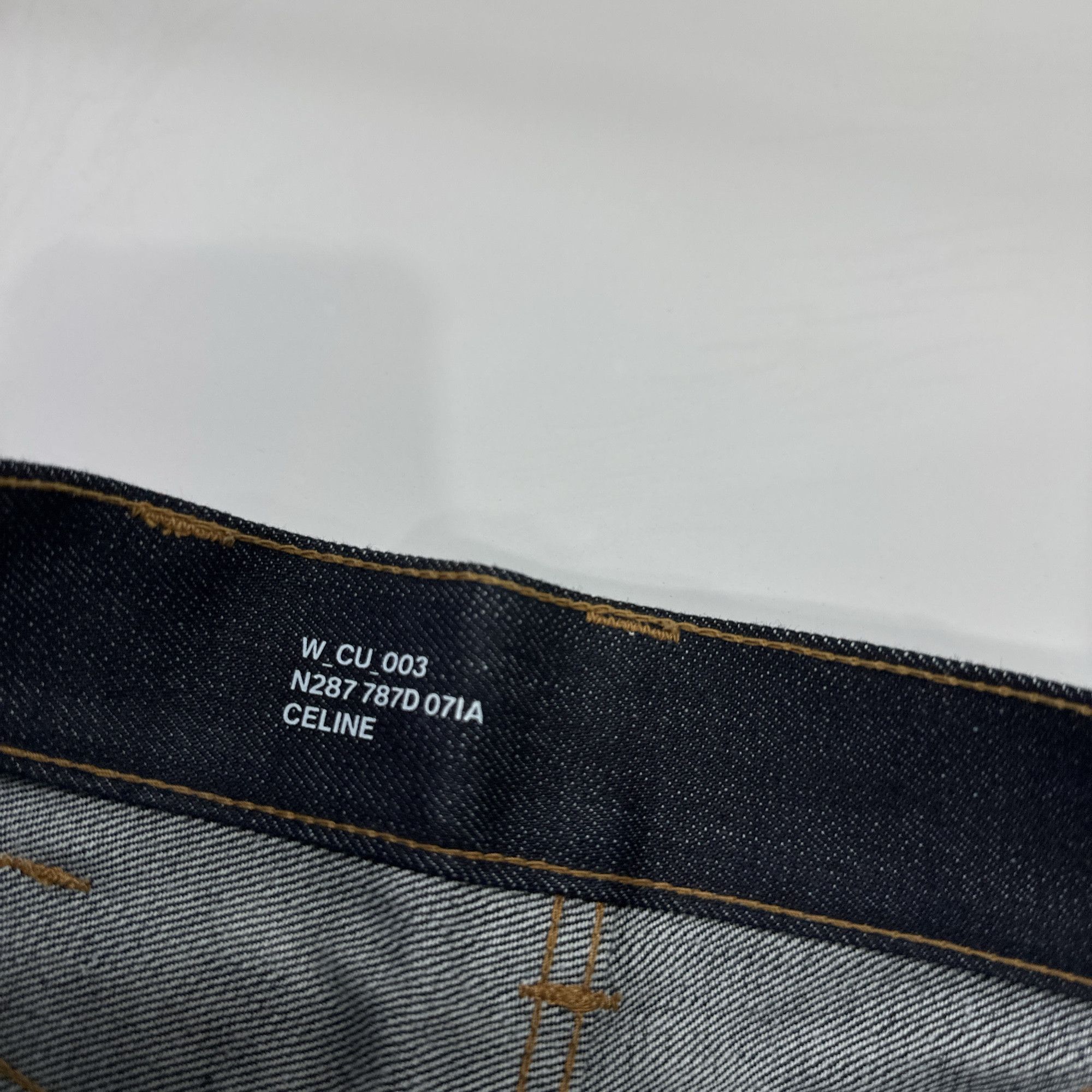 Celine Celine Triomphe Chain Denim Culottes Size 28 Size 28" / US 6 / IT 42 - 3 Thumbnail