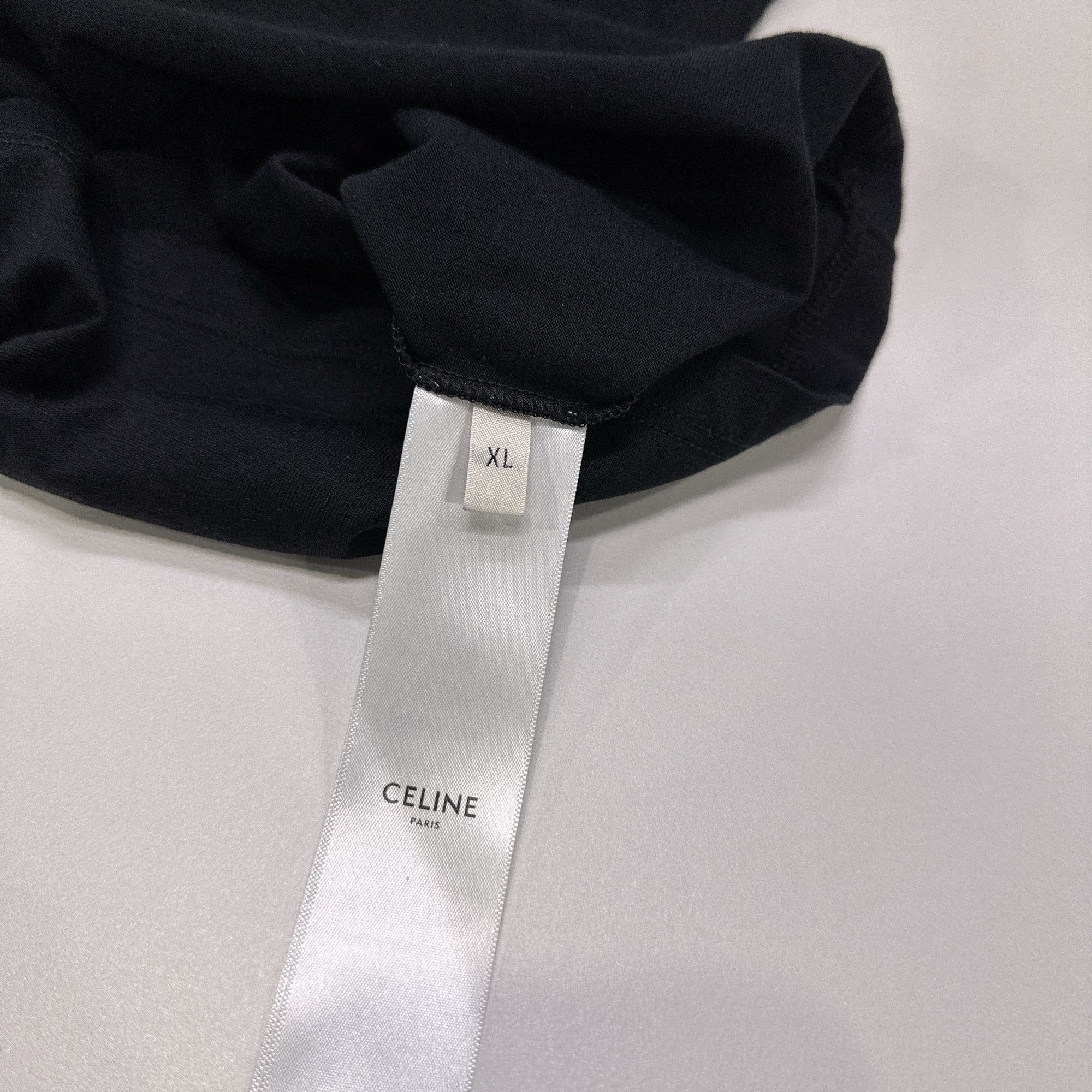 Celine CELINE Logo Print T-Shirt Size XL Size US XL / EU 56 / 4 - 4 Thumbnail