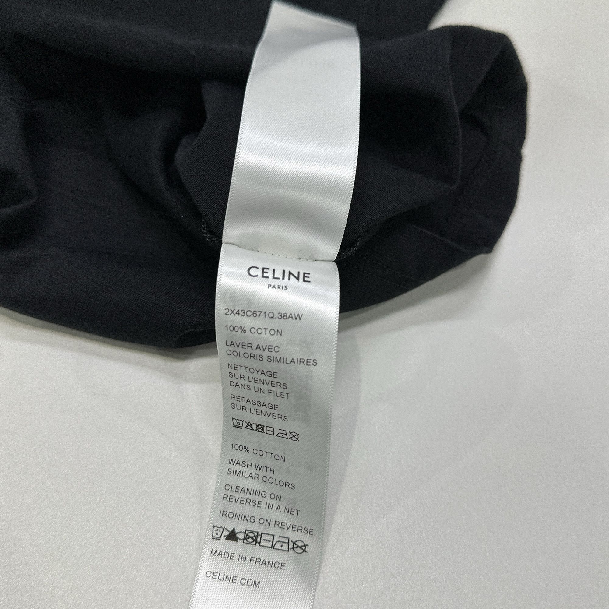 Celine CELINE Logo Print T-Shirt Size XL Size US XL / EU 56 / 4 - 5 Thumbnail