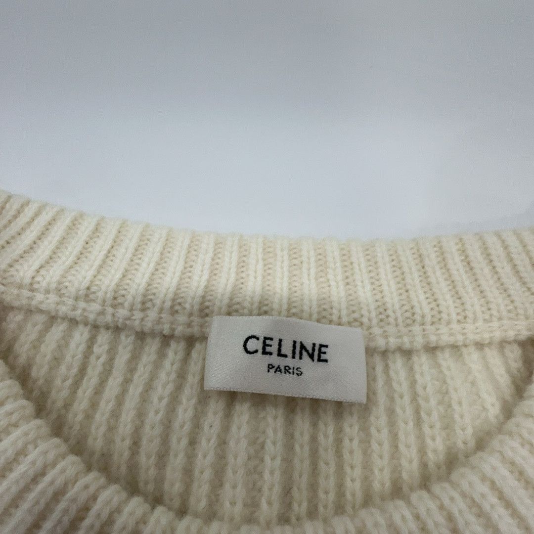 Celine Celine Logo Wool Sweater Size S Size US S / EU 44-46 / 1 - 3 Thumbnail