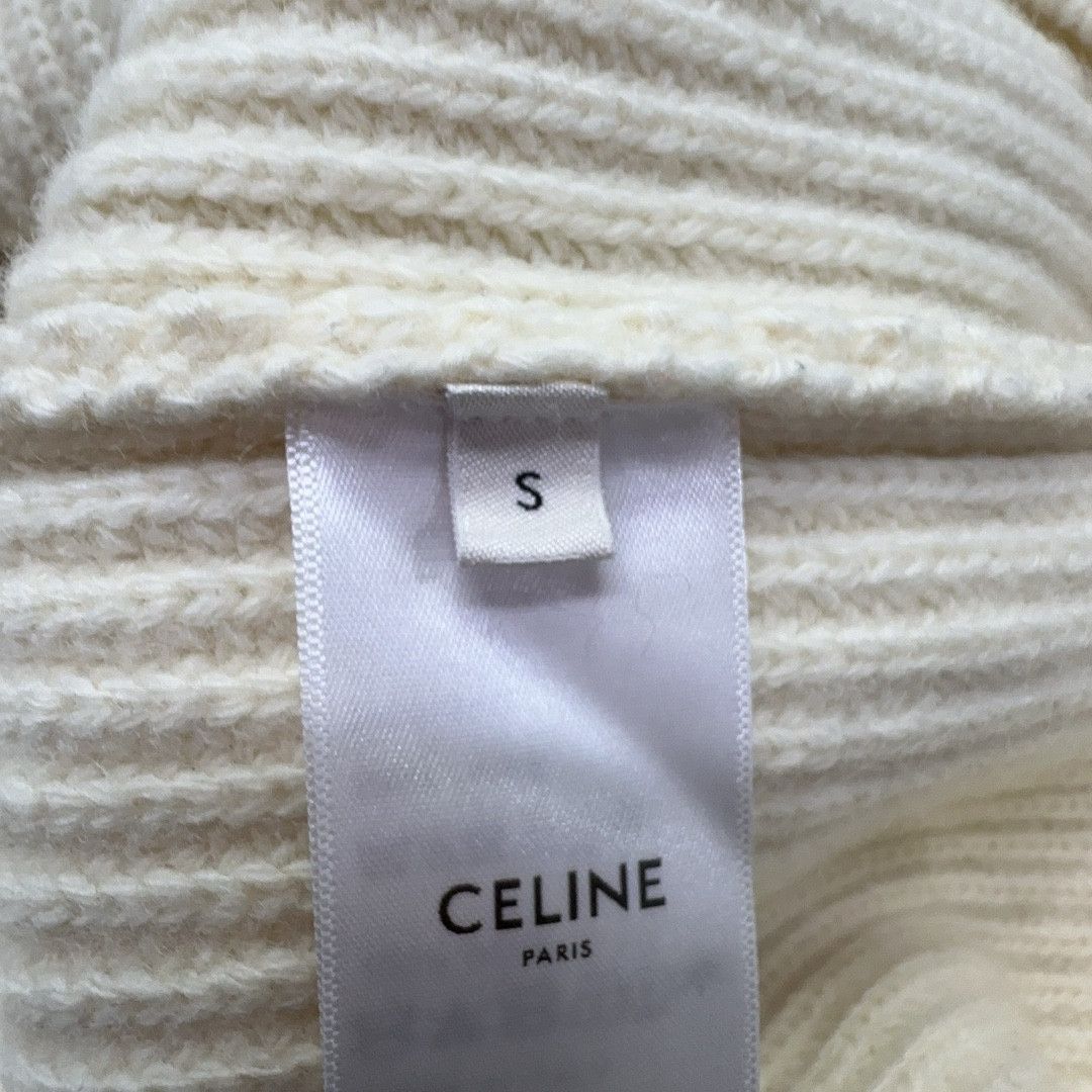 Celine Celine Logo Wool Sweater Size S Size US S / EU 44-46 / 1 - 4 Thumbnail