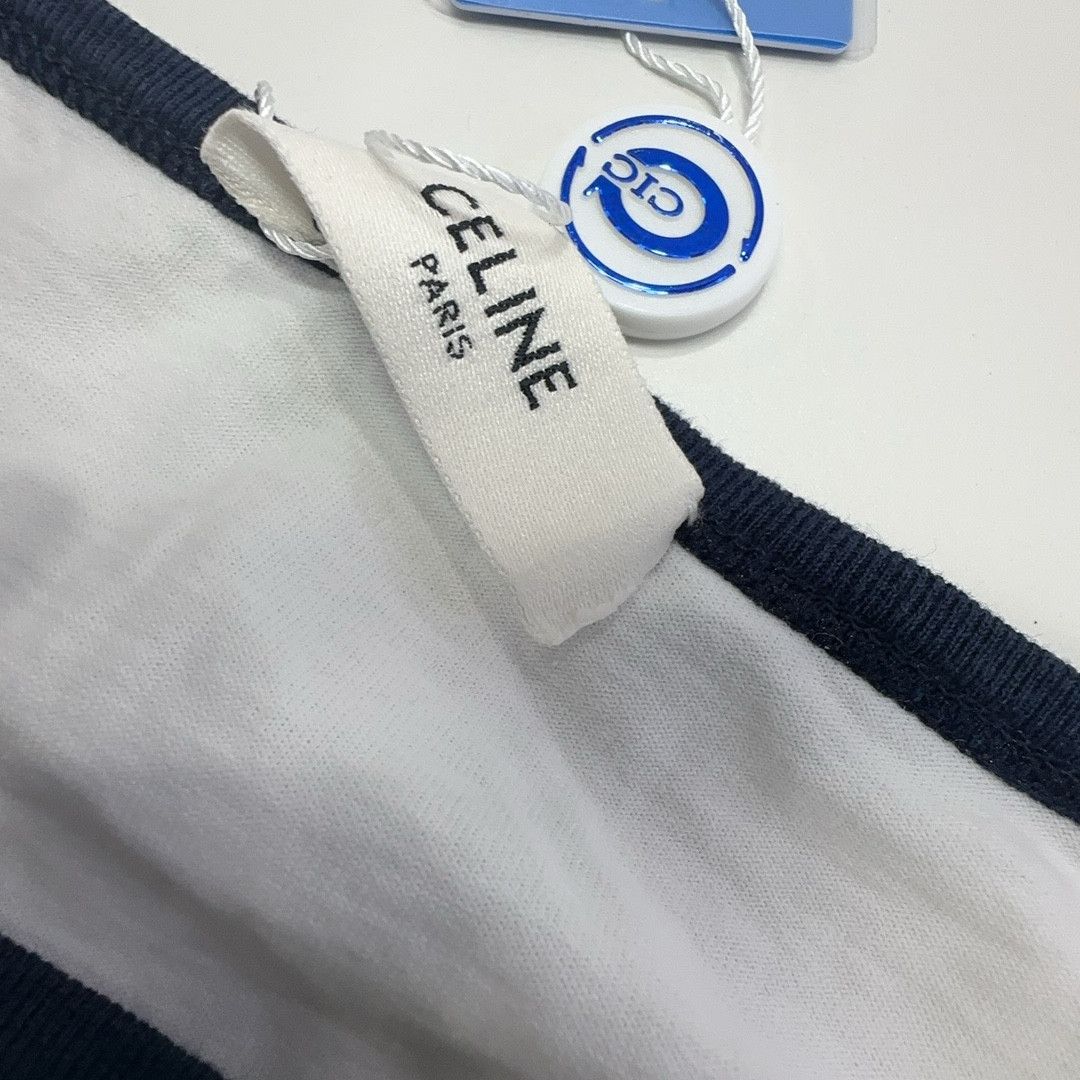 Celine Celine Triomphe Logo T-Shirt Size L Size US L / EU 52-54 / 3 - 6 Thumbnail