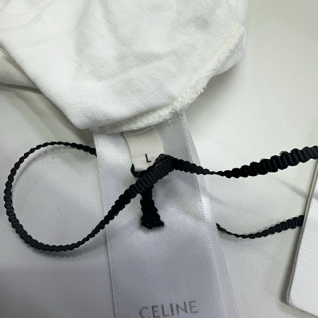 Celine Celine Triomphe Logo T-Shirt Size L Size US L / EU 52-54 / 3 - 4 Thumbnail