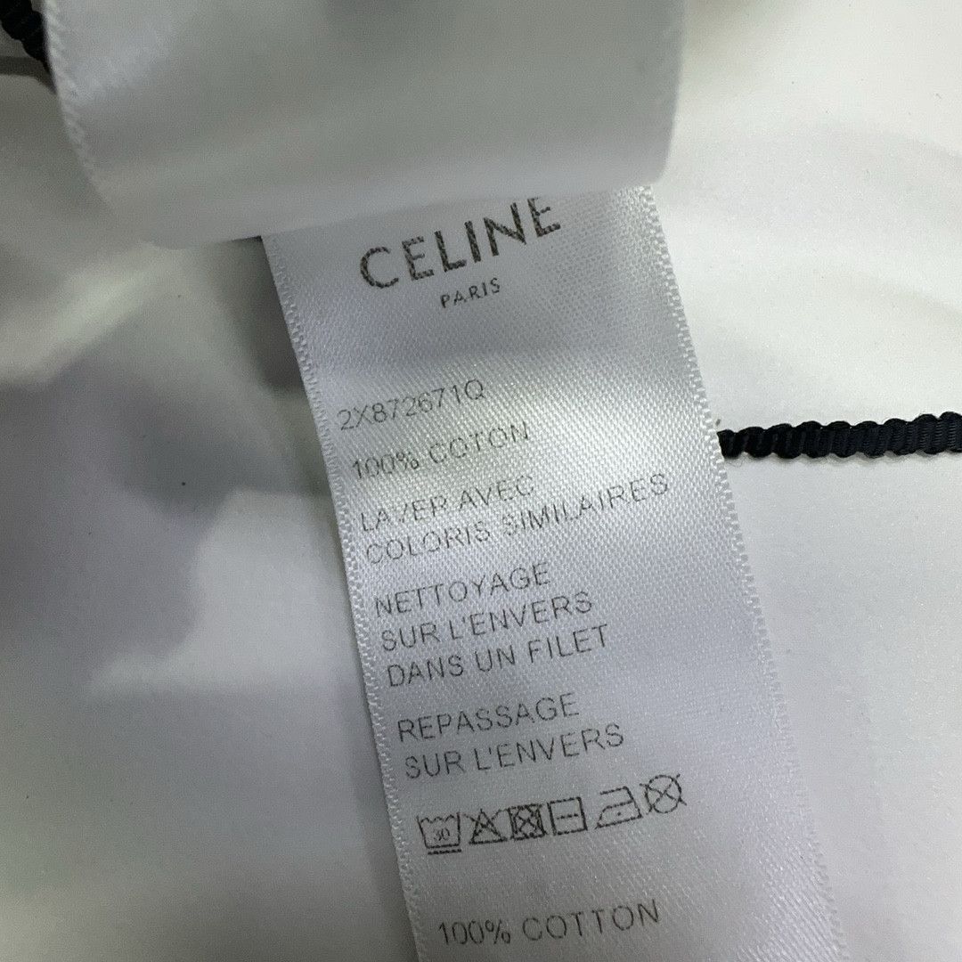 Celine Celine Triomphe Logo T-Shirt Size L Size US L / EU 52-54 / 3 - 3 Thumbnail