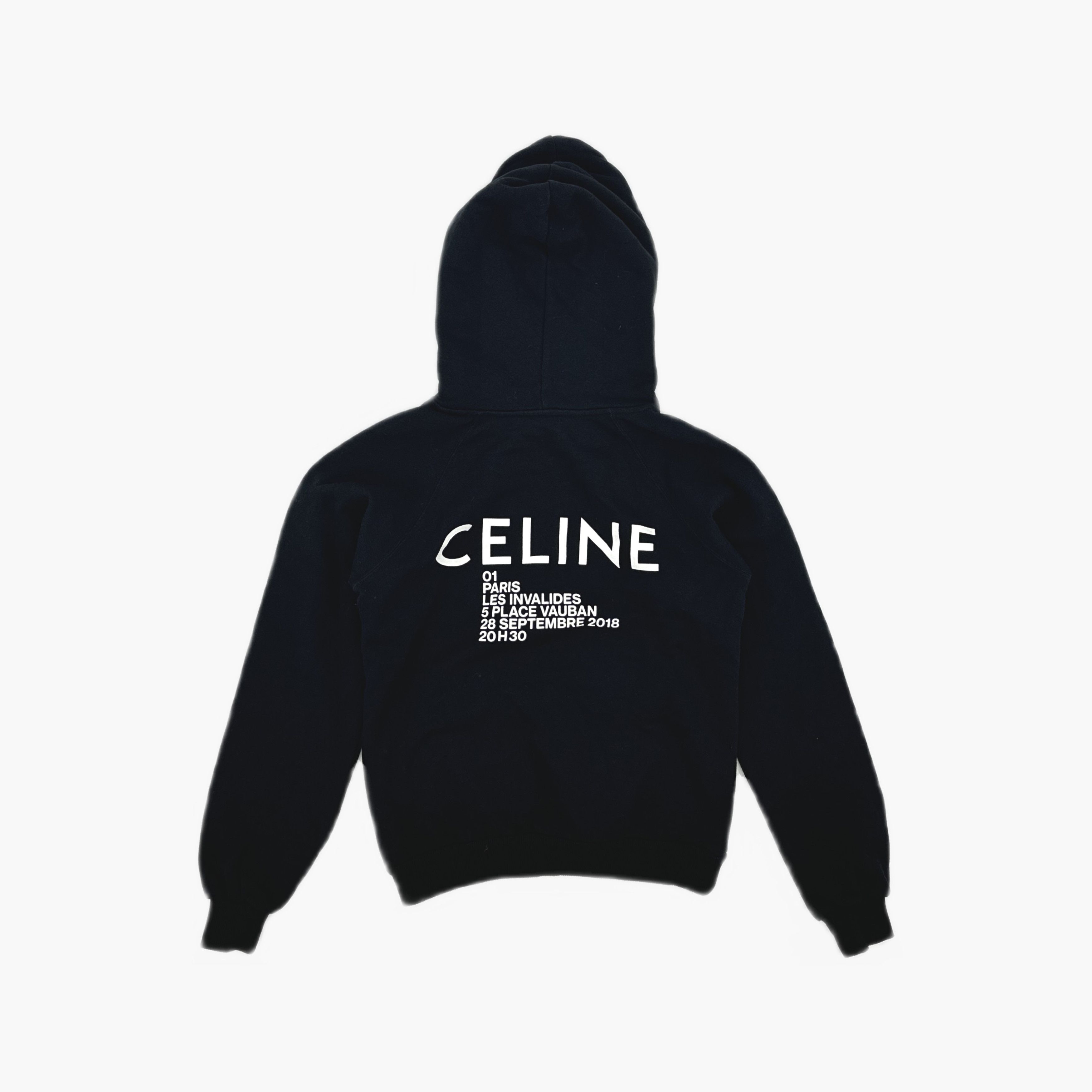 Celine Celine Logo Print Hoodie XS Size XS / US 0-2 / IT 36-38 - 2 Thumbnail