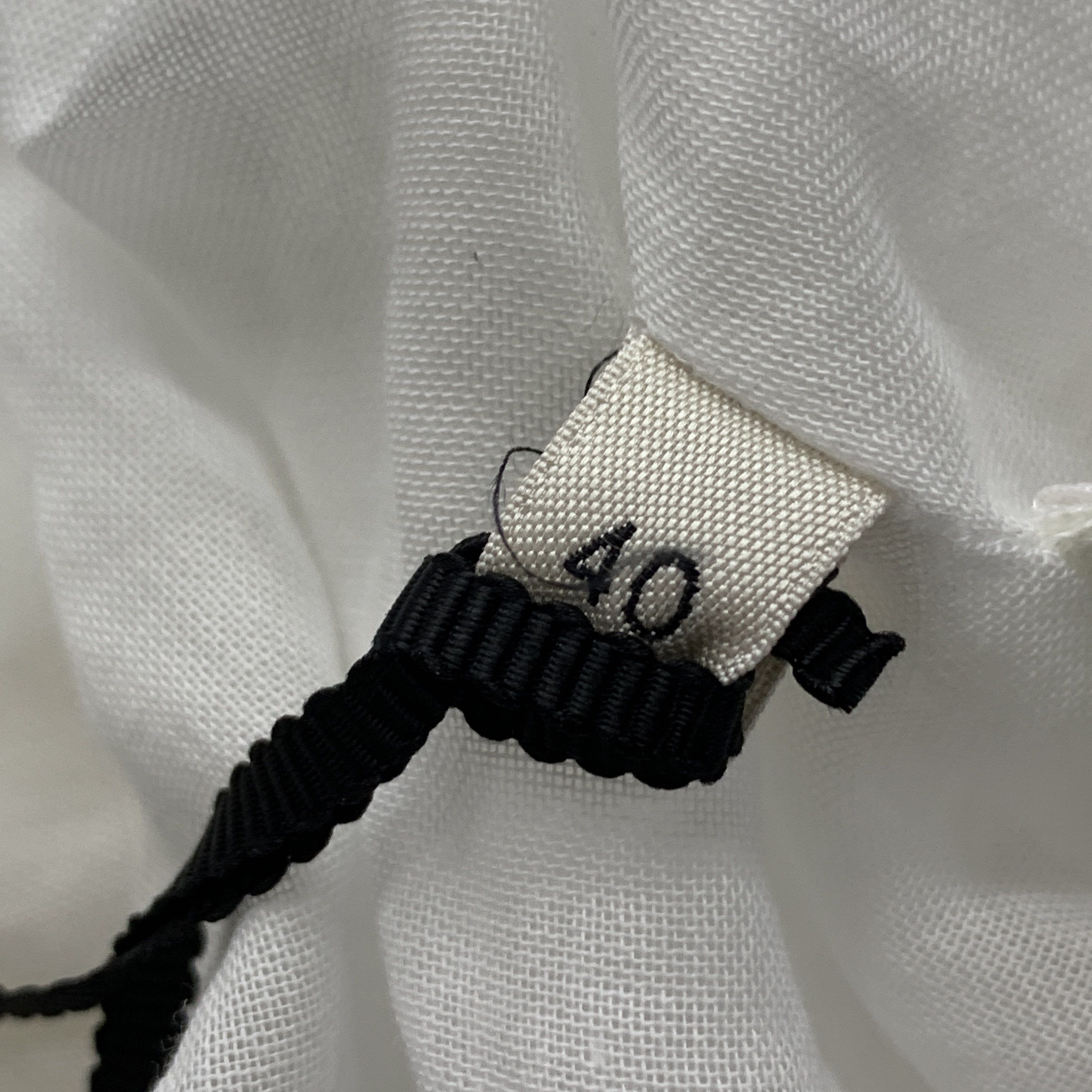 Celine Celine Embroidered White Midi Dress Size 40 Size M / US 6-8 / IT 42-44 - 4 Thumbnail