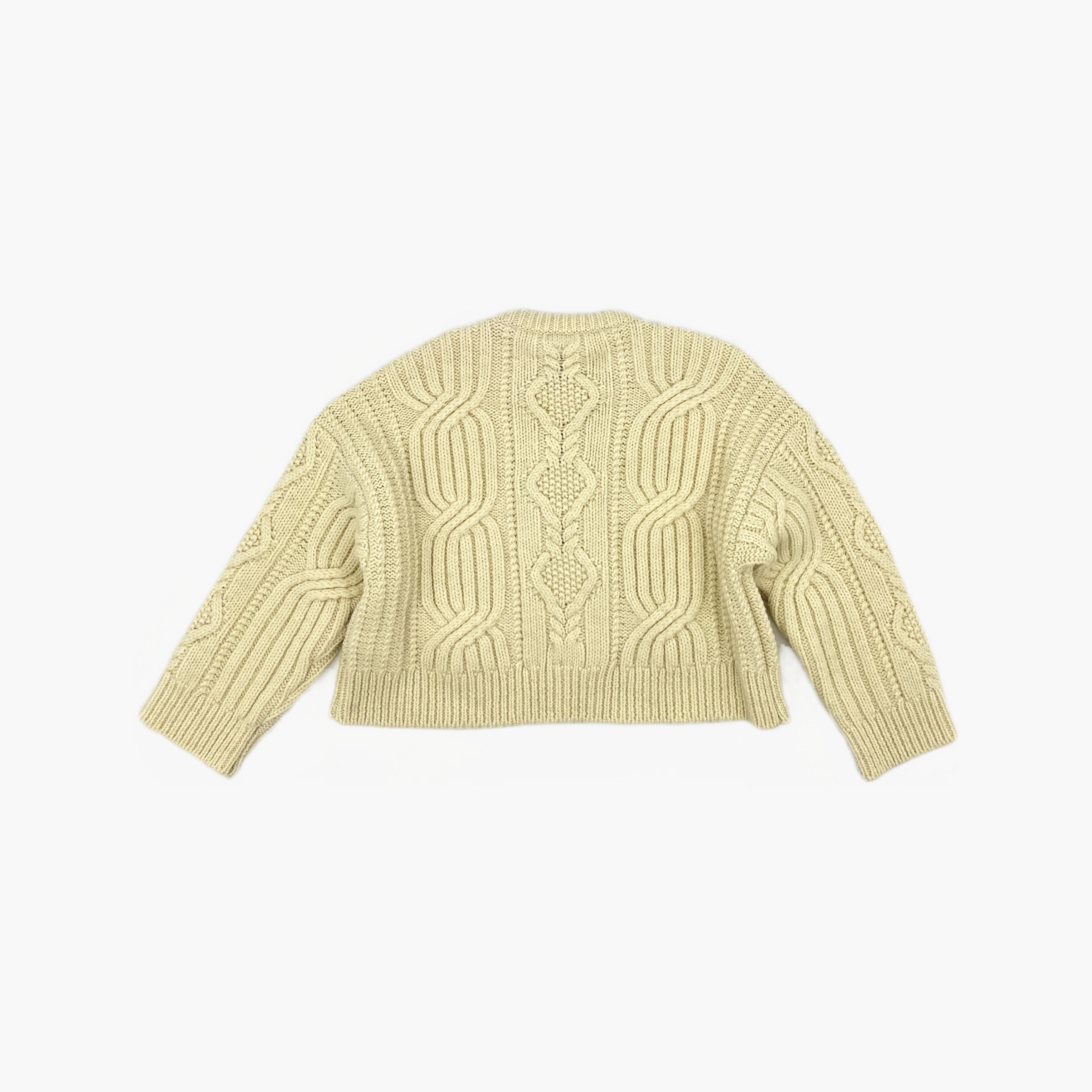 Celine Celine Triomphe Logo Cable Knit Sweater Size M Size M / US 6-8 / IT 42-44 - 2 Thumbnail